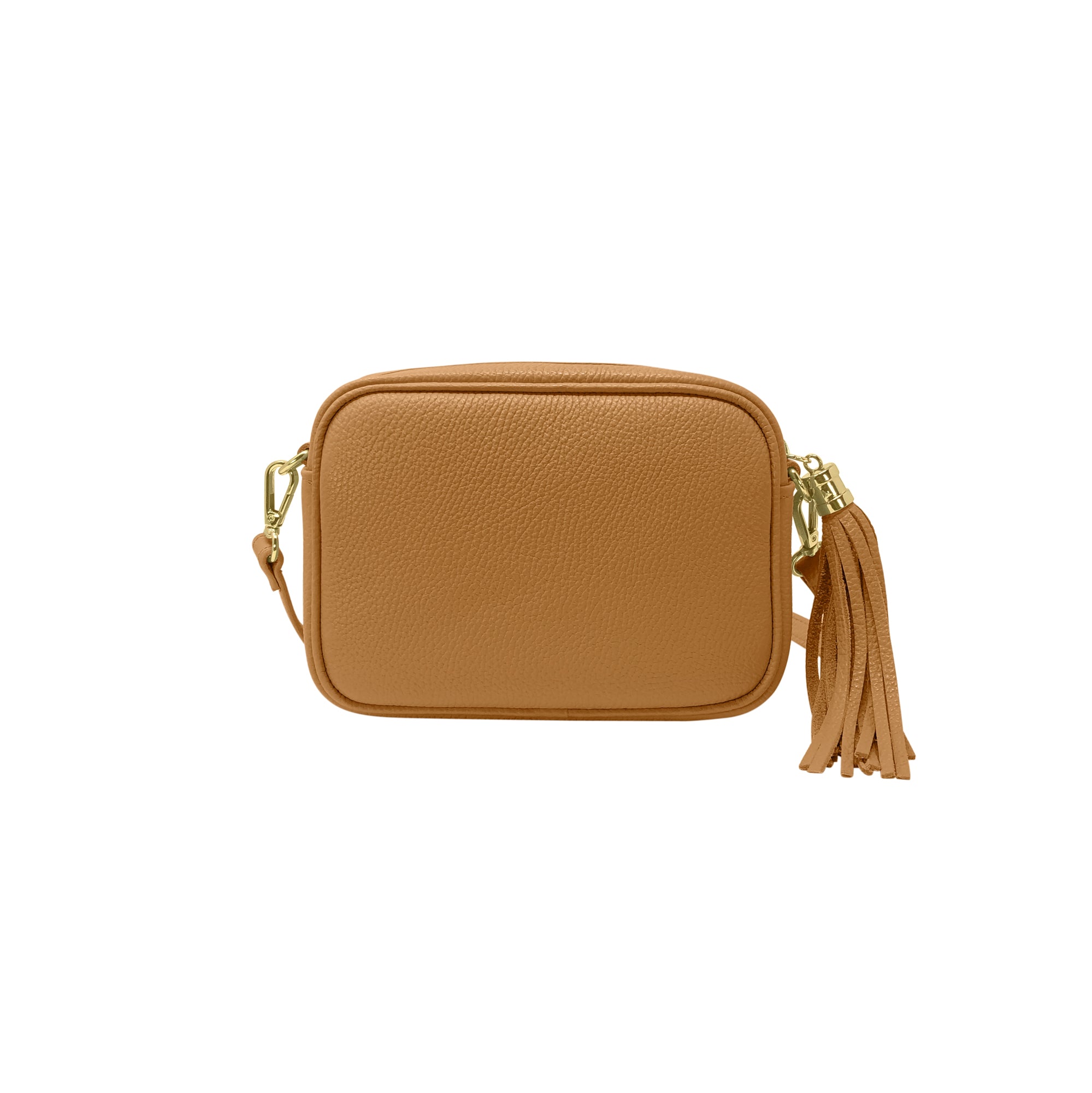 Borsa Donna a Tracolla Cuoio Marrone, In Vera Pelle, Made in Italy, Anastasia