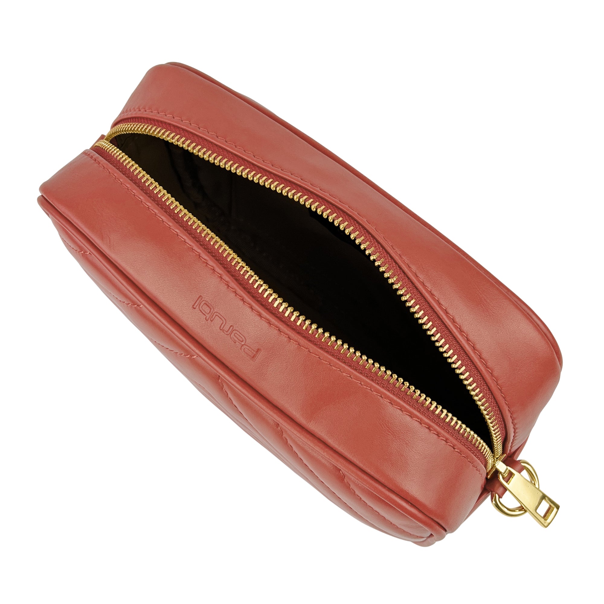 Borsa Donna a Tracolla, In Vera Pelle Trapuntata, Made in Italy, Modello Lola