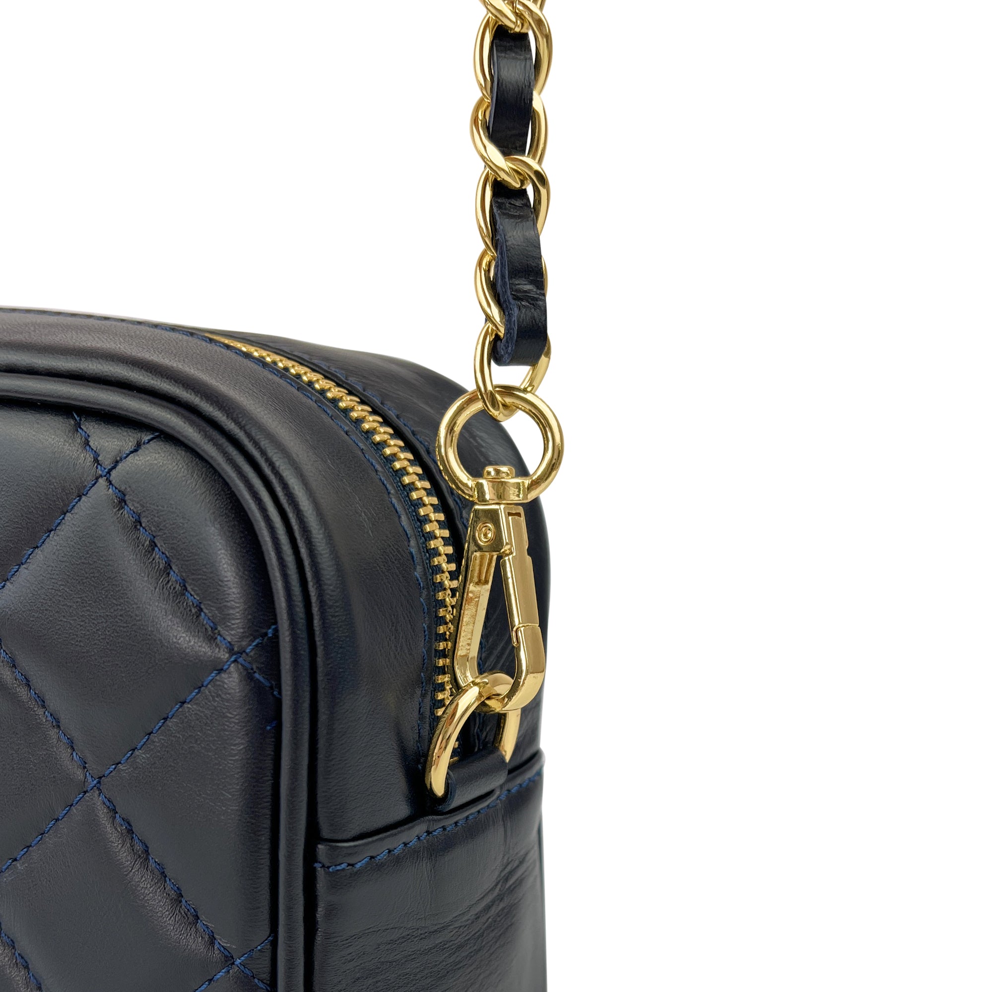 Borsa Donna a Tracolla, In Vera Pelle Trapuntata, Made in Italy, Modello Nora