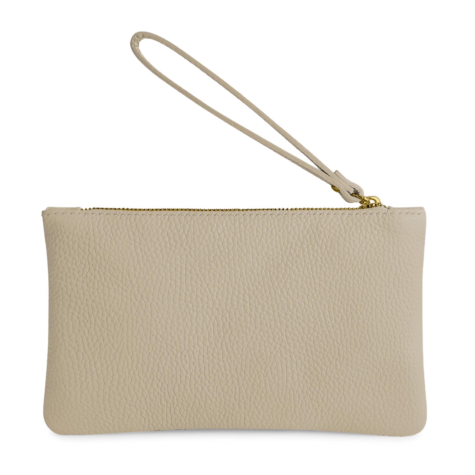 Pochette Donna a Mano, In Vera Pelle, Made in Italy, Modello Aura
