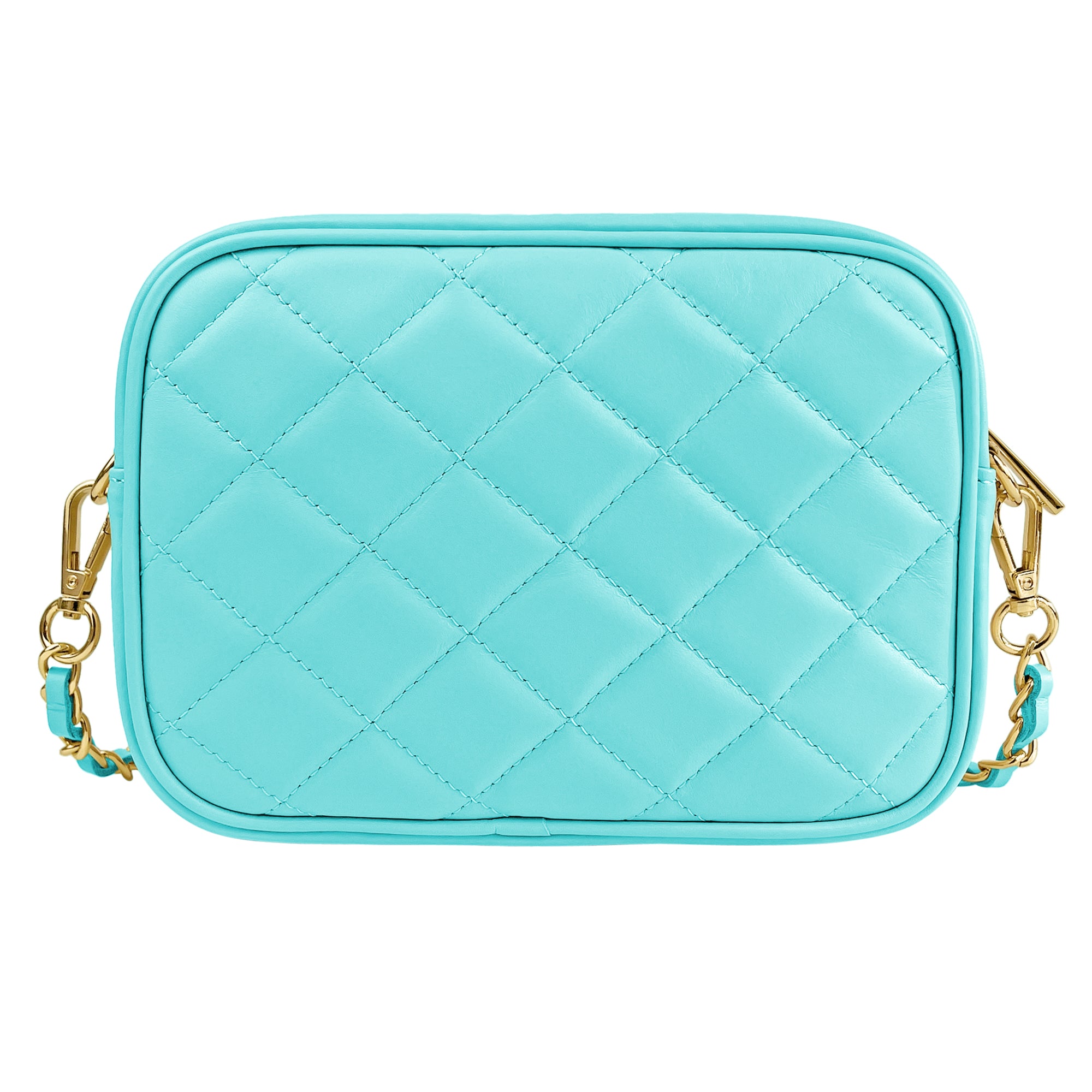 Borsa Donna a Tracolla, In Vera Pelle Trapuntata, Made in Italy, Modello Nora
