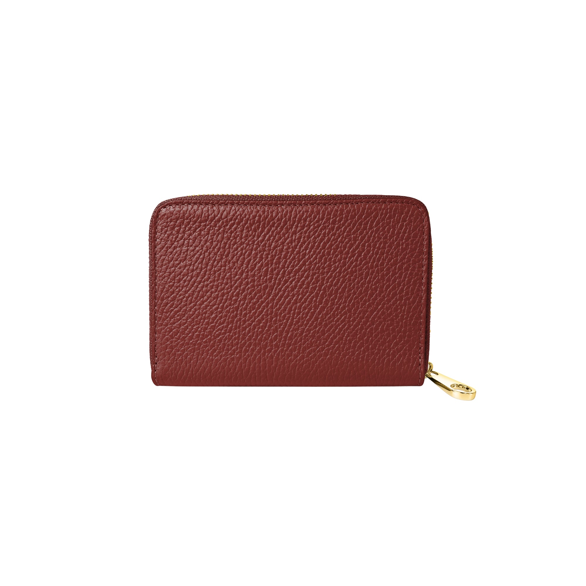 Portafoglio Donna Piccolo, In Vera Pelle, Made in Italy, Modello Cloe Mini Parubi Bordeaux - vista 19