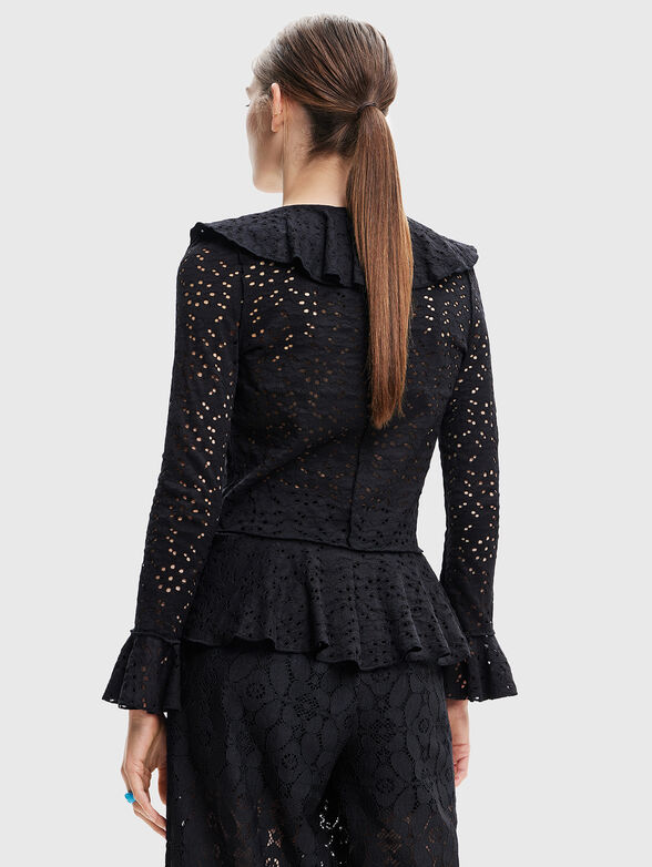 Desigual Košulja S Dugim Rukavima Ženska Crna S Logom