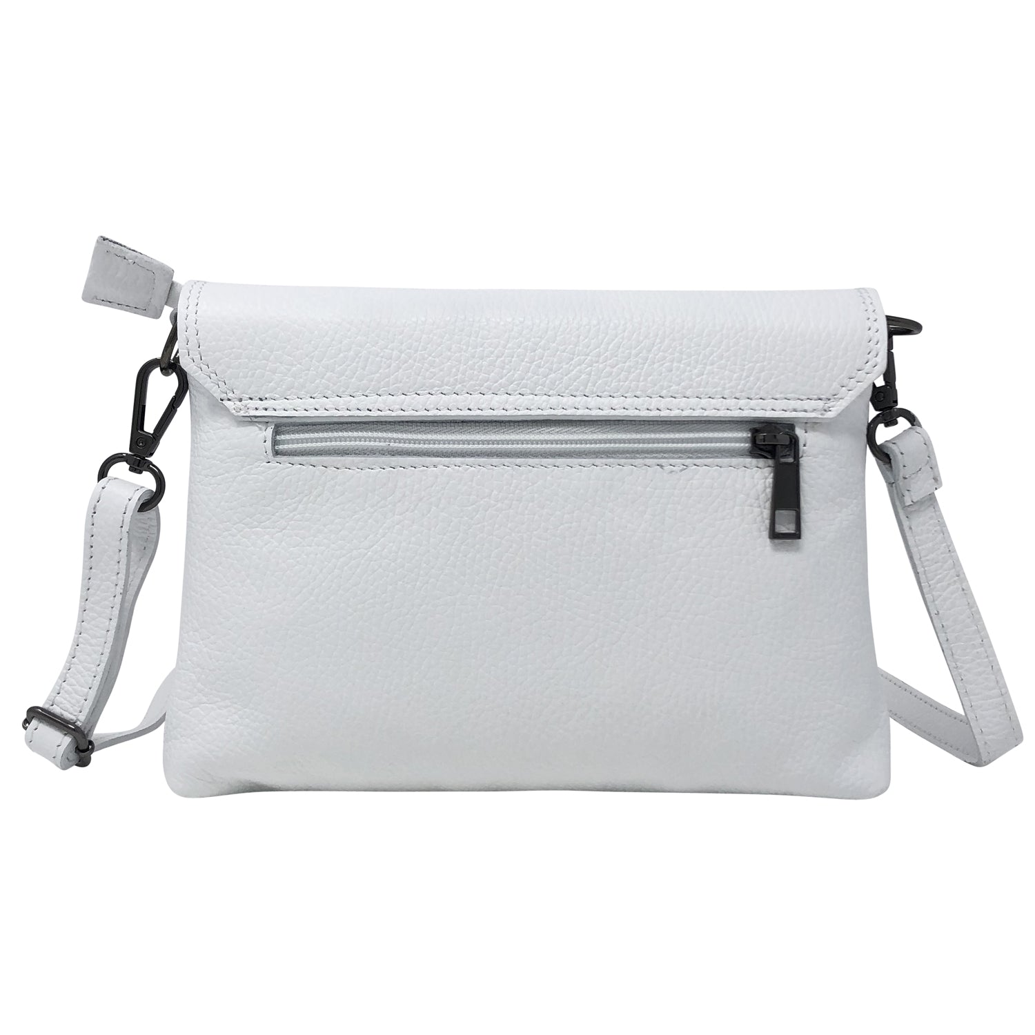Borsa Donna a Mano con Tracolla, In Vera Pelle, Made in Italy, Modello Dalia