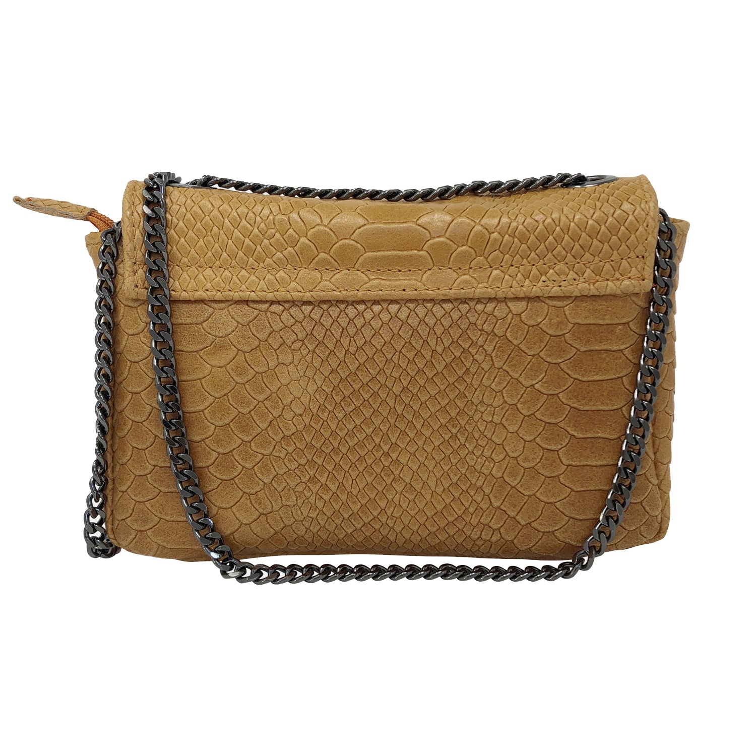 Borsa Donna a Tracolla, In Vera Pelle Pitonata, Made in Italy, Modello Tessa Parubi Borse - vista 10