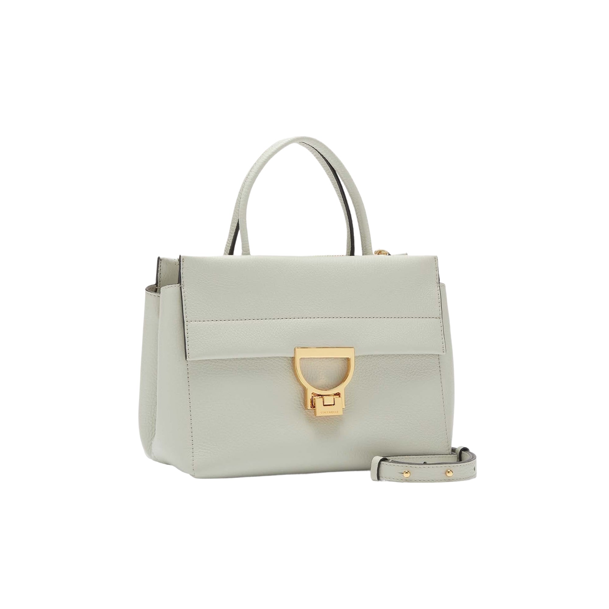 COCCINELLE Borsa Donna a Mano con Tracolla Verde, In Vera Pelle, Arlettis Medium