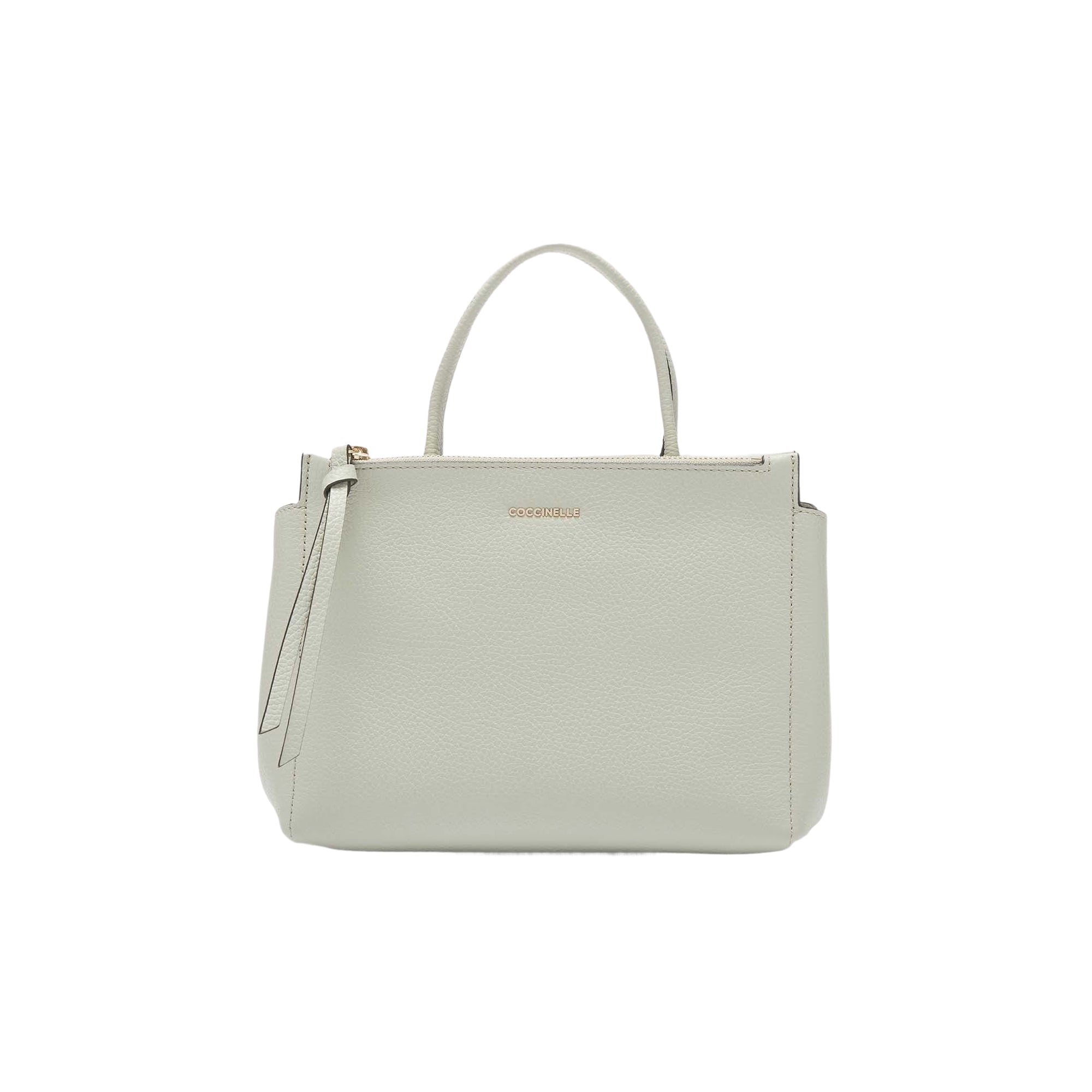 COCCINELLE Borsa Donna a Mano con Tracolla Verde, In Vera Pelle, Arlettis Medium