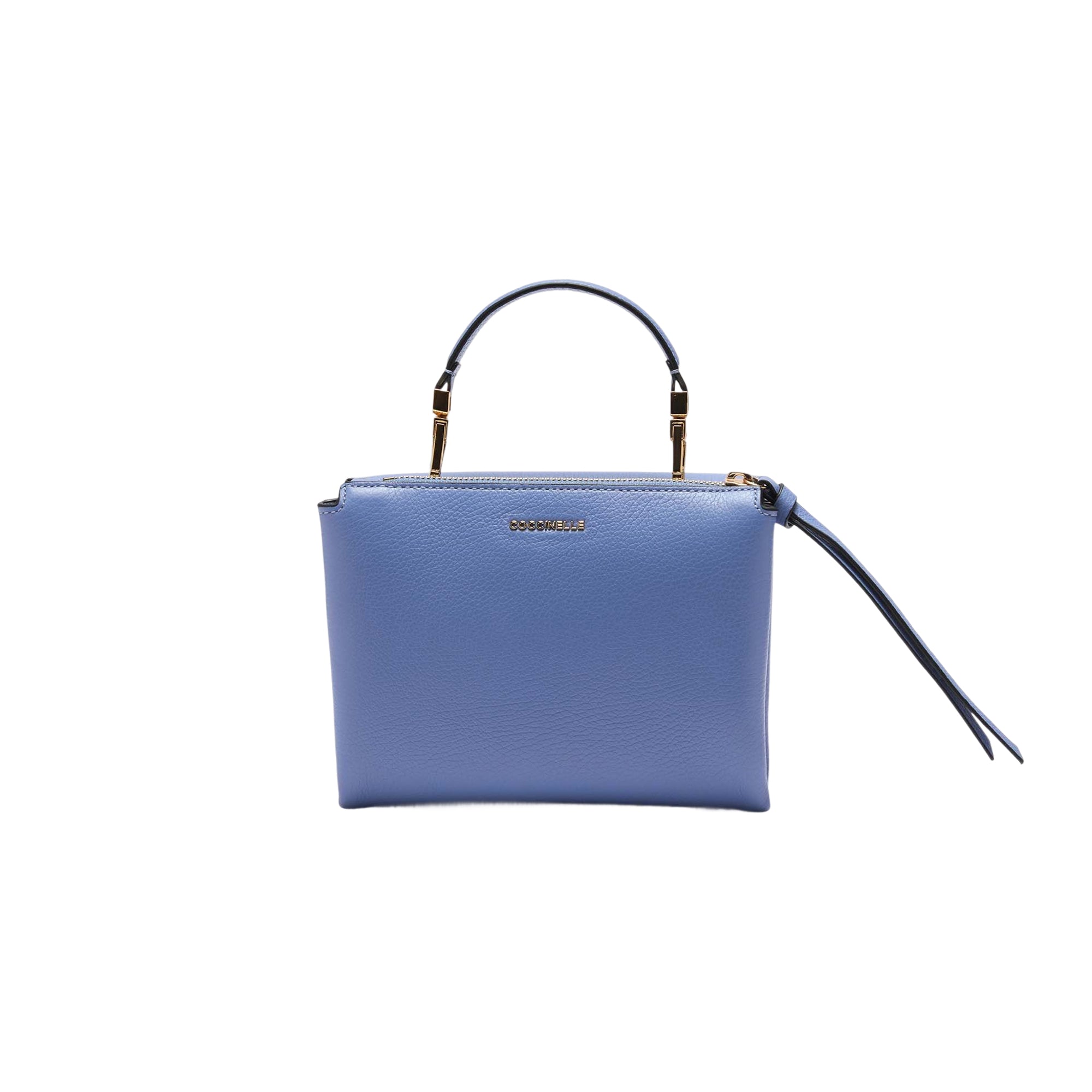 COCCINELLE Borsa Donna a Mano con Tracolla Blu, In Vera Pelle, Arlettis Small