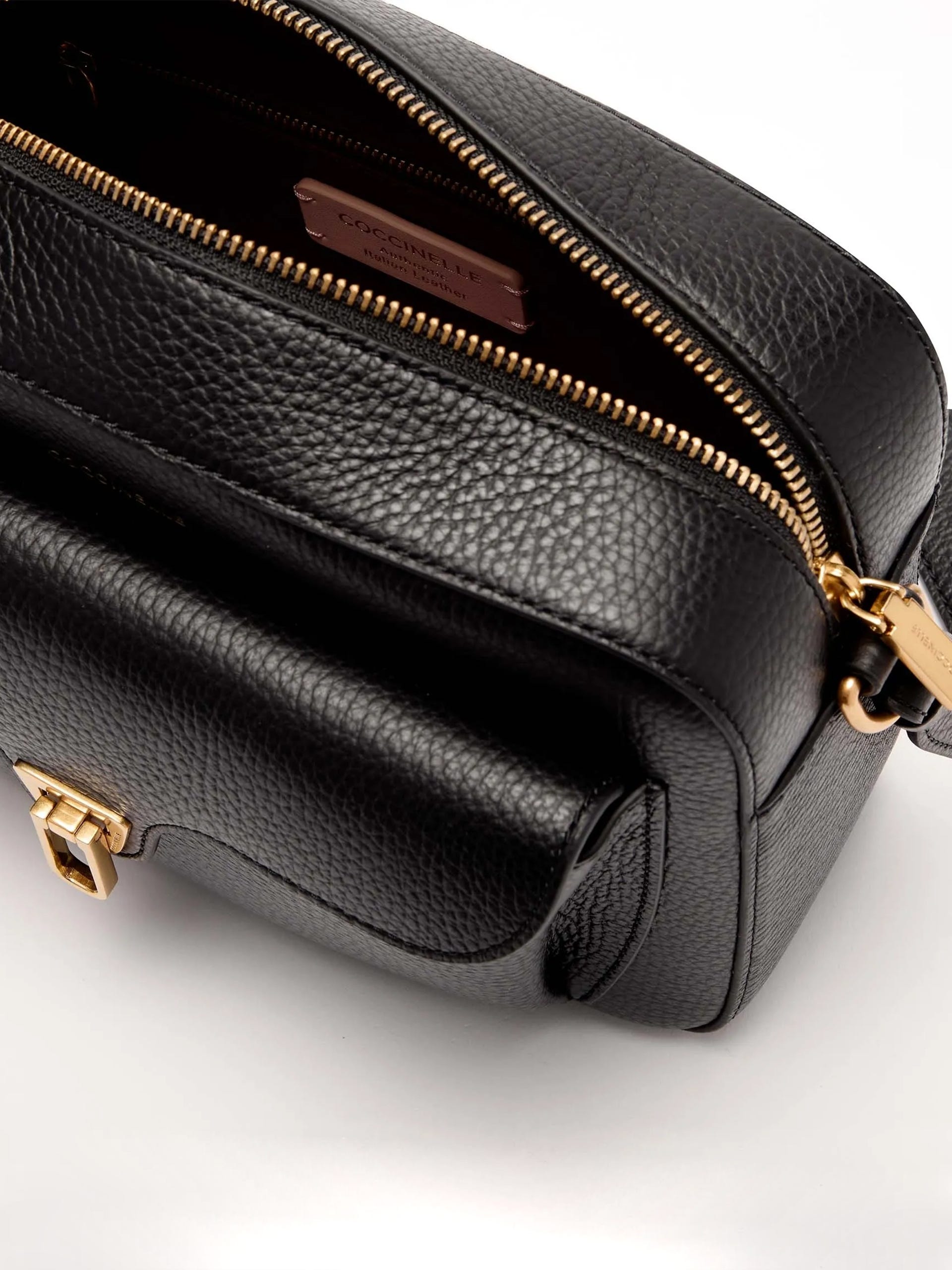 COCCINELLE Borsa Donna Nera Beat Soft Large in Vera Pelle Borse nero - vista 4