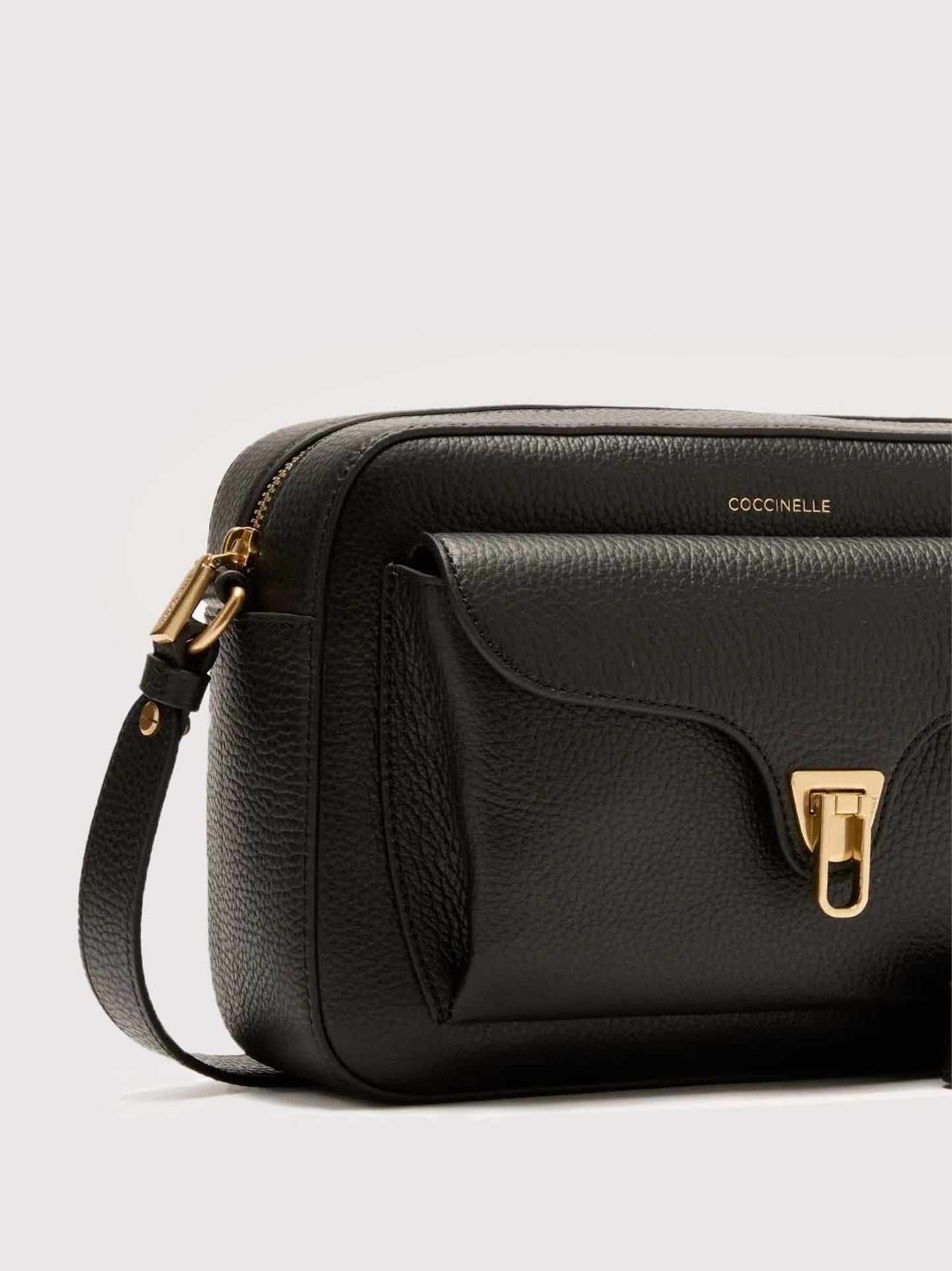 COCCINELLE Borsa Donna Nera Beat Soft Large in Vera Pelle Borse nero - vista 5