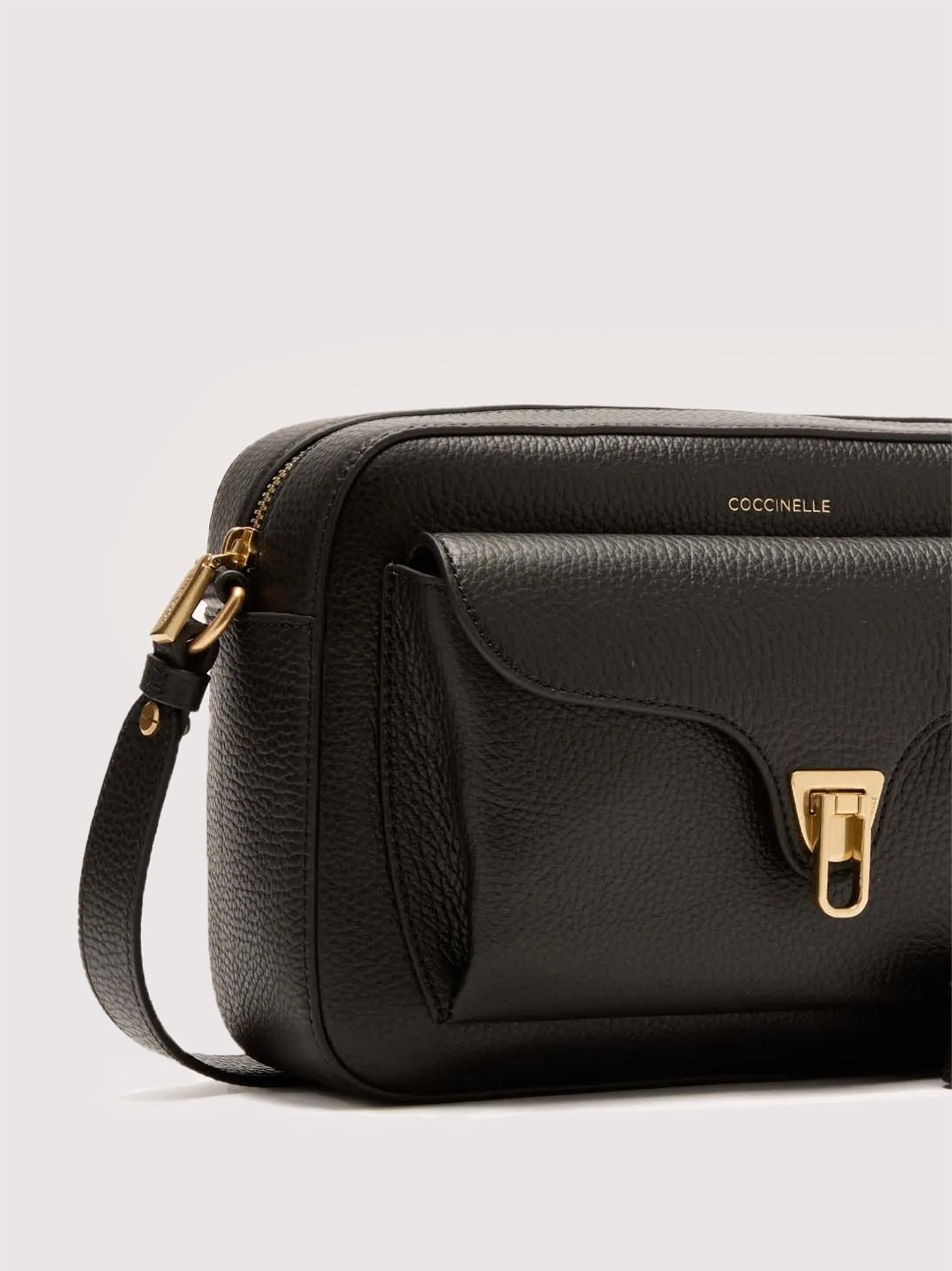 COCCINELLE Borsa Donna Nera Beat Soft Large in Vera Pelle Borse nero - vista 5