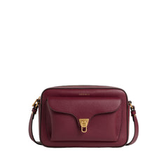 COCCINELLE Sac Femme Rouge Beat Soft Large en Cuir Véritable