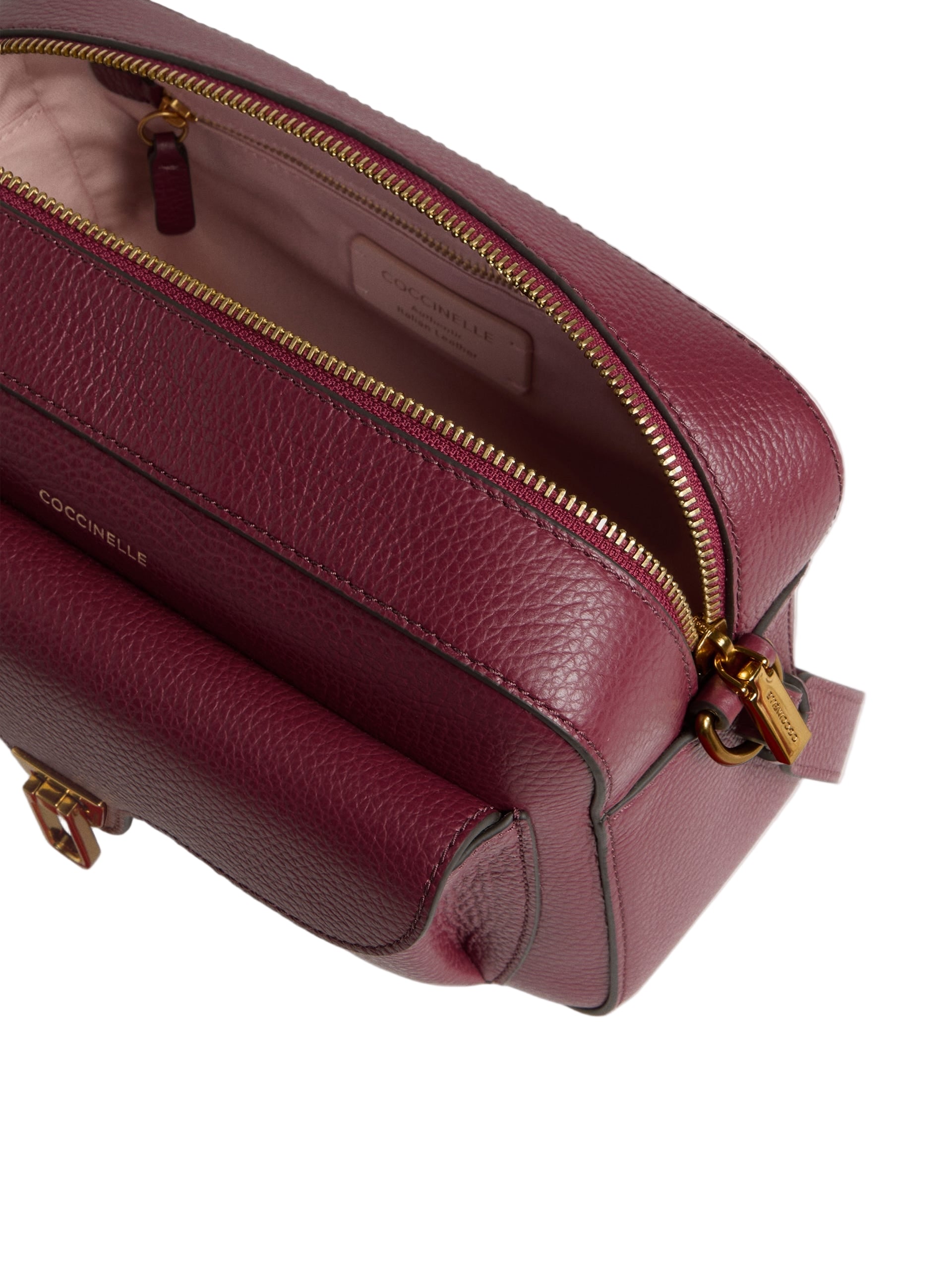 COCCINELLE Sac Femme Rouge Beat Soft Large en Cuir Véritable