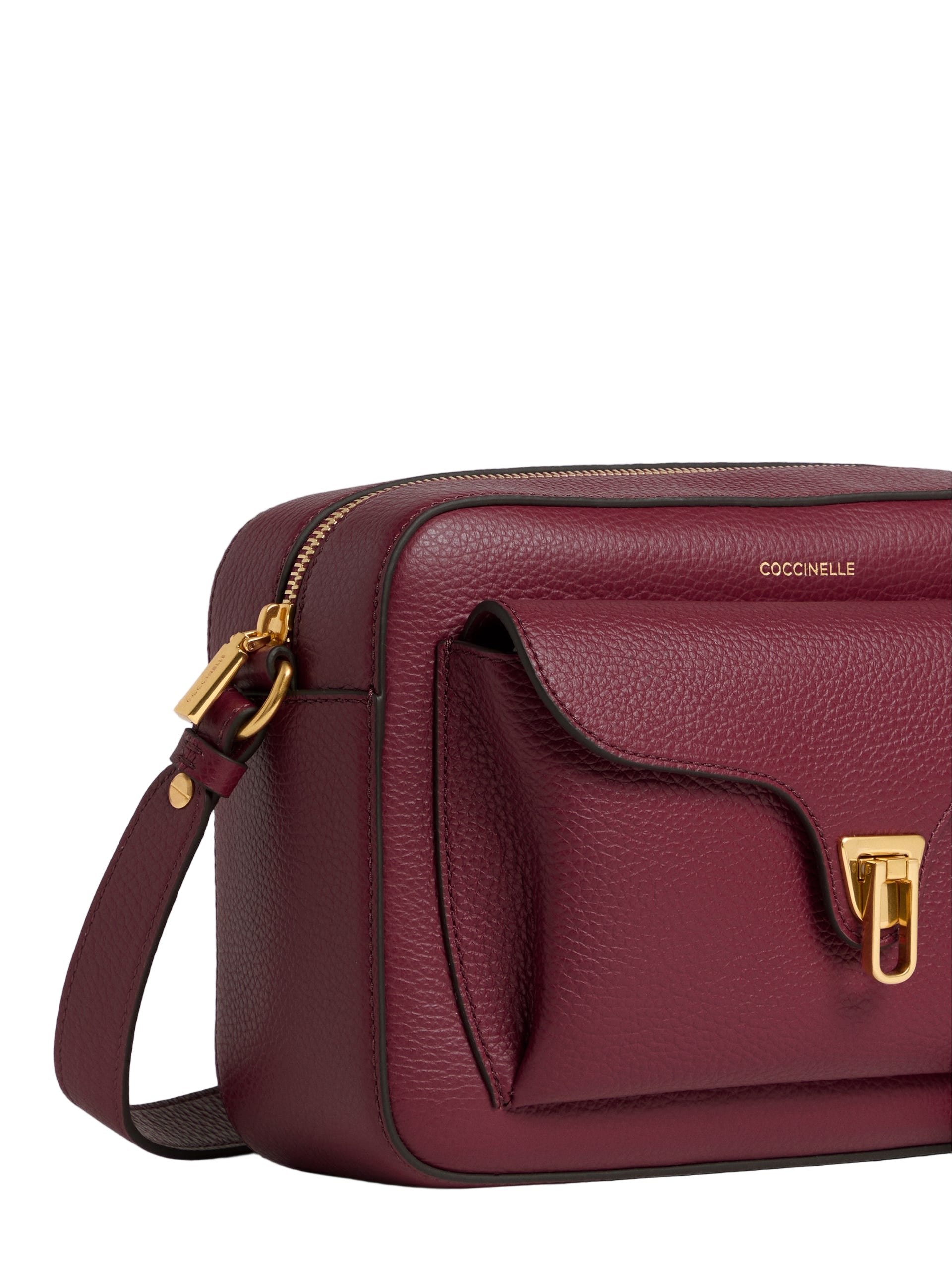 COCCINELLE Sac Femme Rouge Beat Soft Large en Cuir Véritable