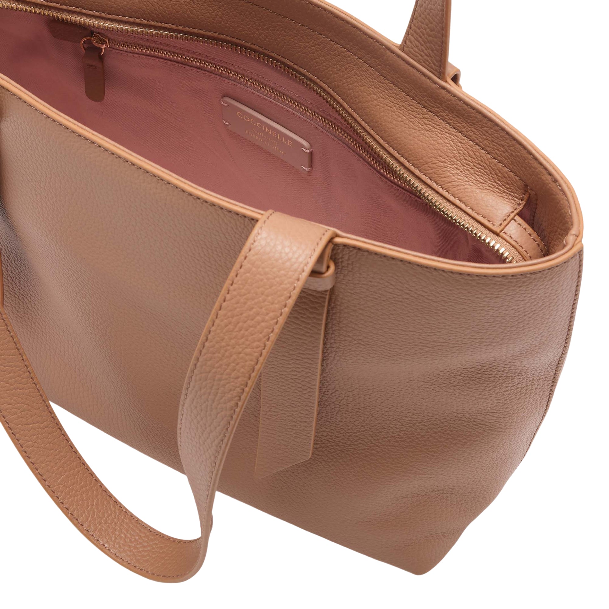 COCCINELLE Borsa Donna a Spalla Skin, in Vera Pelle, Malory Medium