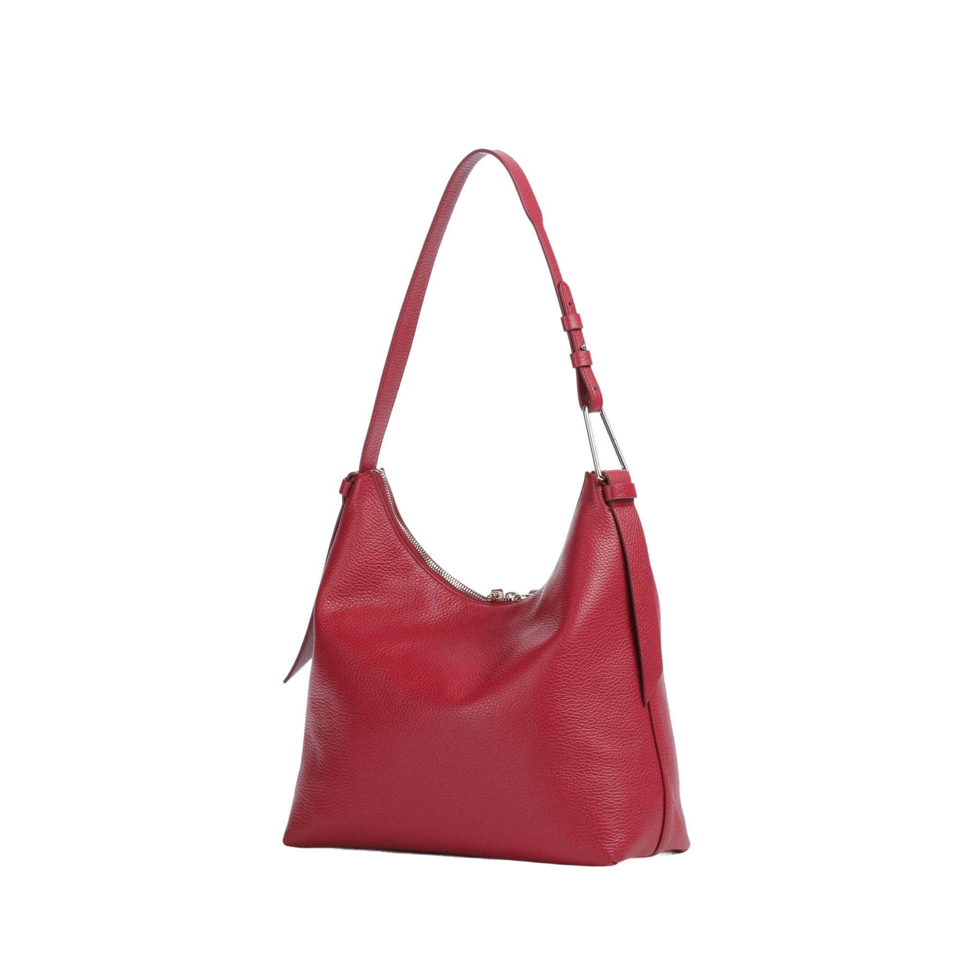 COCCINELLE Borsa Donna a Spalla Rossa, In Vera Pelle, Malory Small