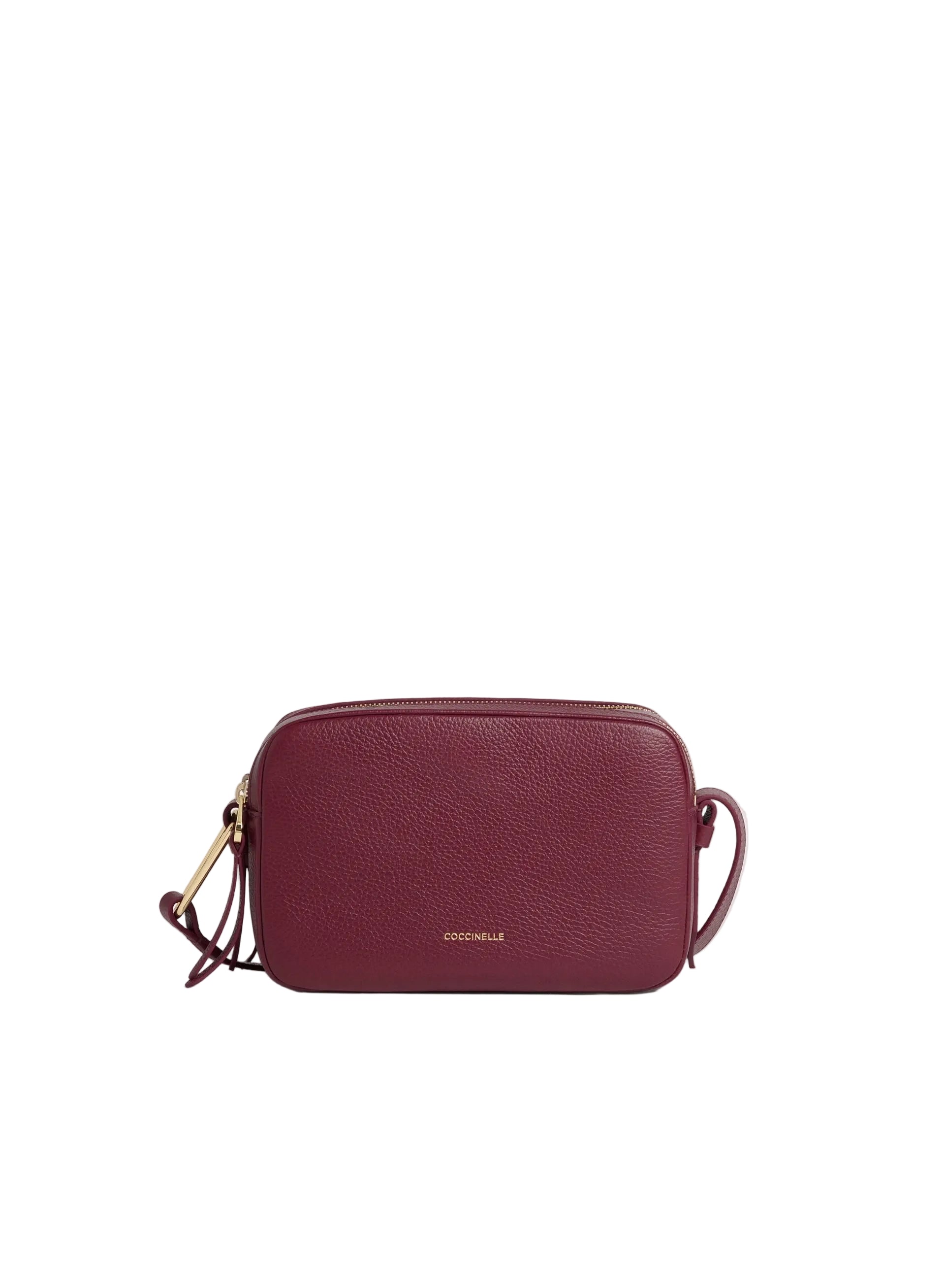 Coccinelle Borsa Donna Viola Malory Tracolla Pelle Zip Logo Borse - foto prodotto