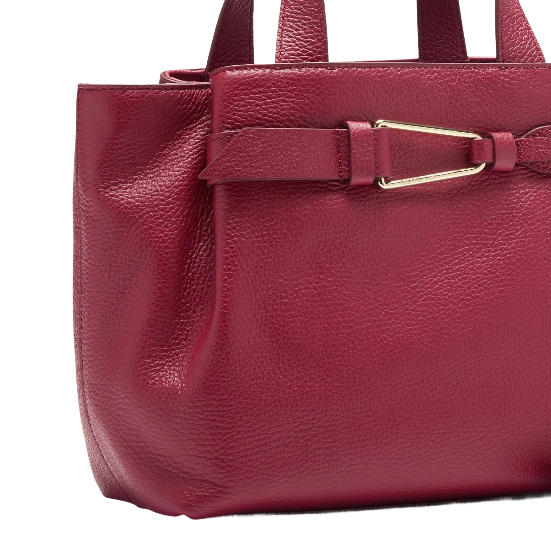 COCCINELLE Borsa Donna a Mano con Tracolla Rossa, In Vera Pelle, Malory Small