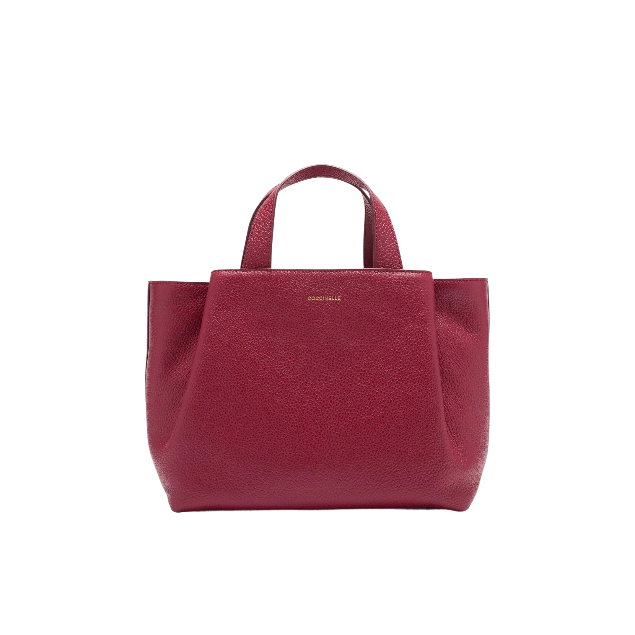 COCCINELLE Borsa Donna a Mano con Tracolla Rossa, In Vera Pelle, Malory Small