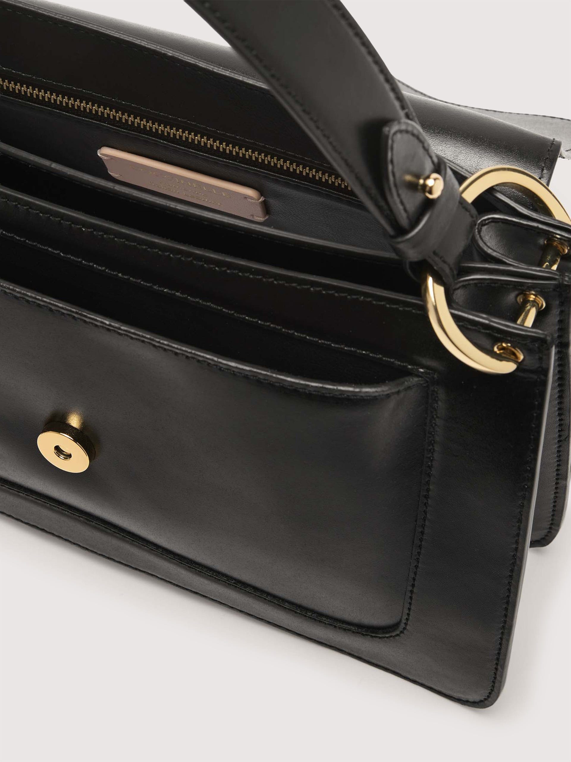 COCCINELLE Borsa Donna Nera C-Me Calf Medium in Vera Pelle