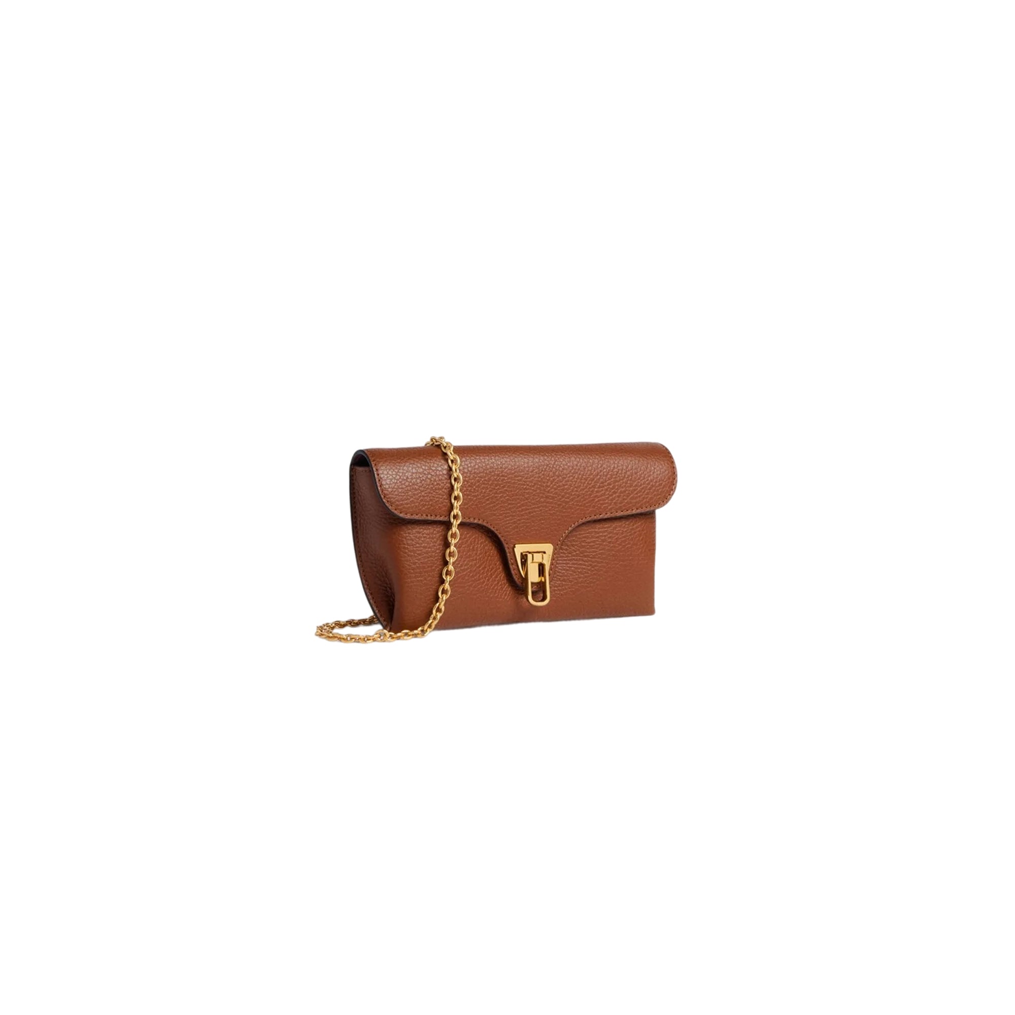 COCCINELLE Borsa Donna Marrone Double Beat in Vera Pelle