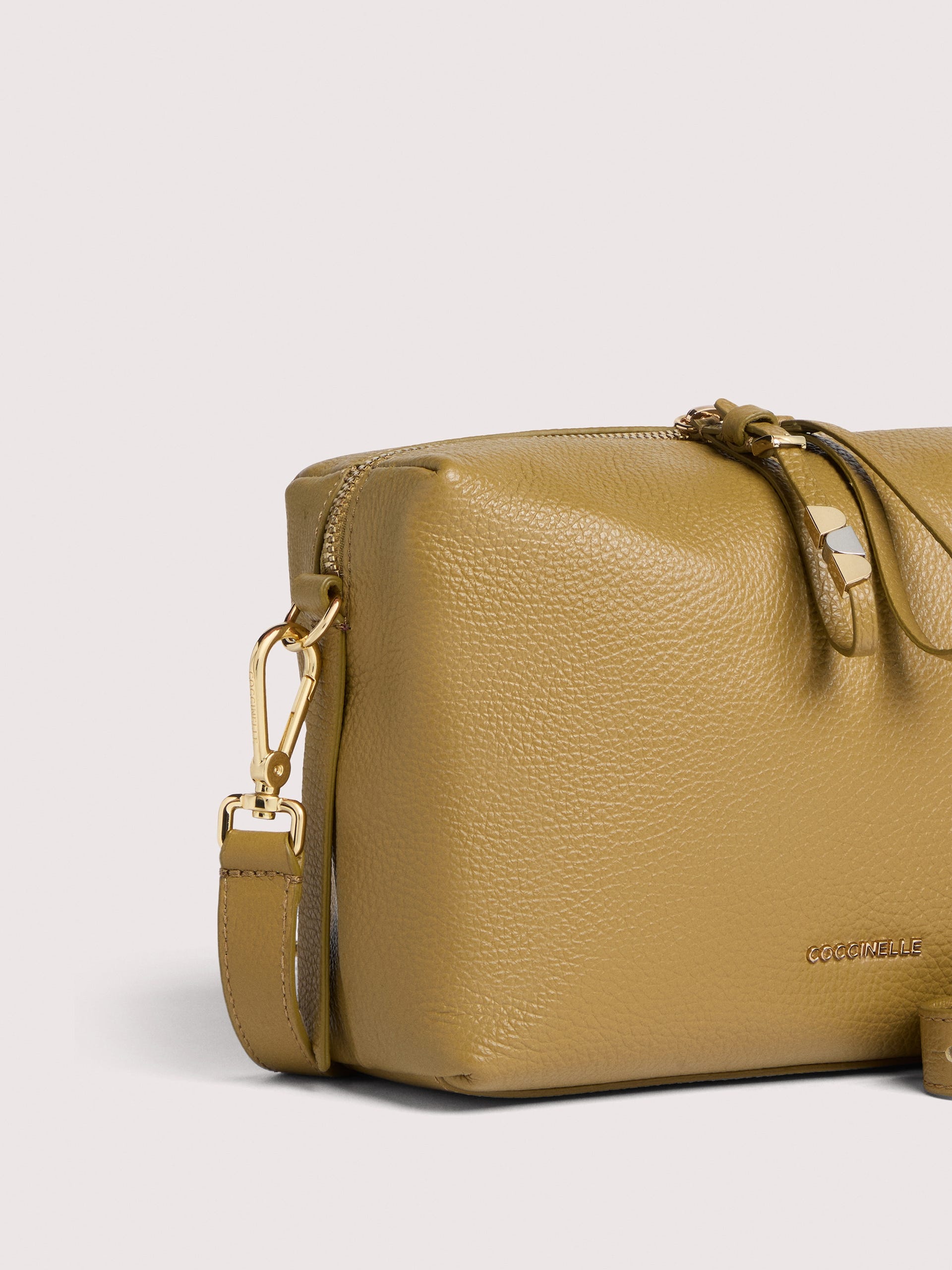 Coccinelle Borsa a Tracolla Pelle Donna Verde Logo Borse - vista 5