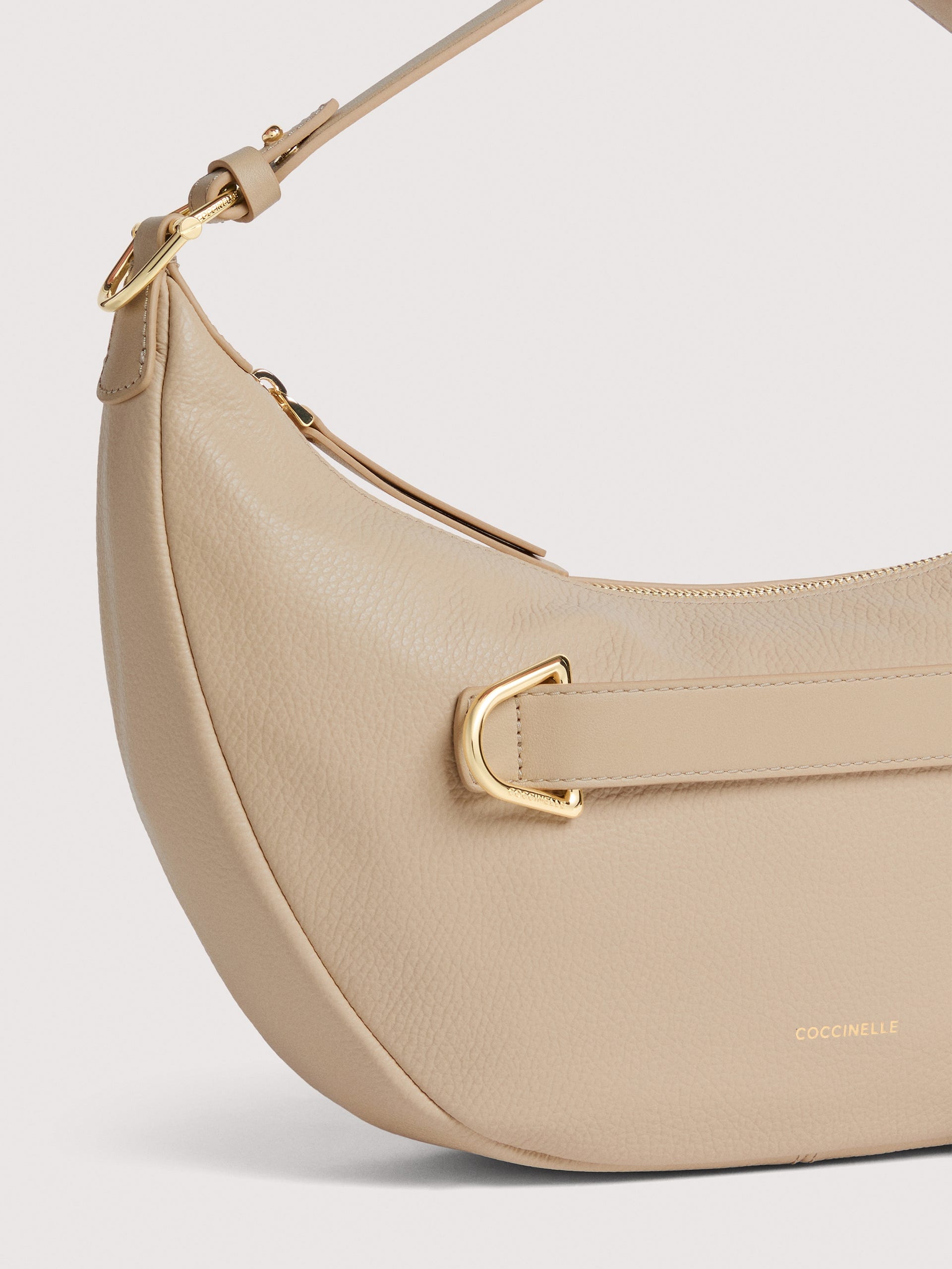 Coccinelle Borsa a Tracolla Pelle Donna Beige Chiusura con Zip Borse - vista 5