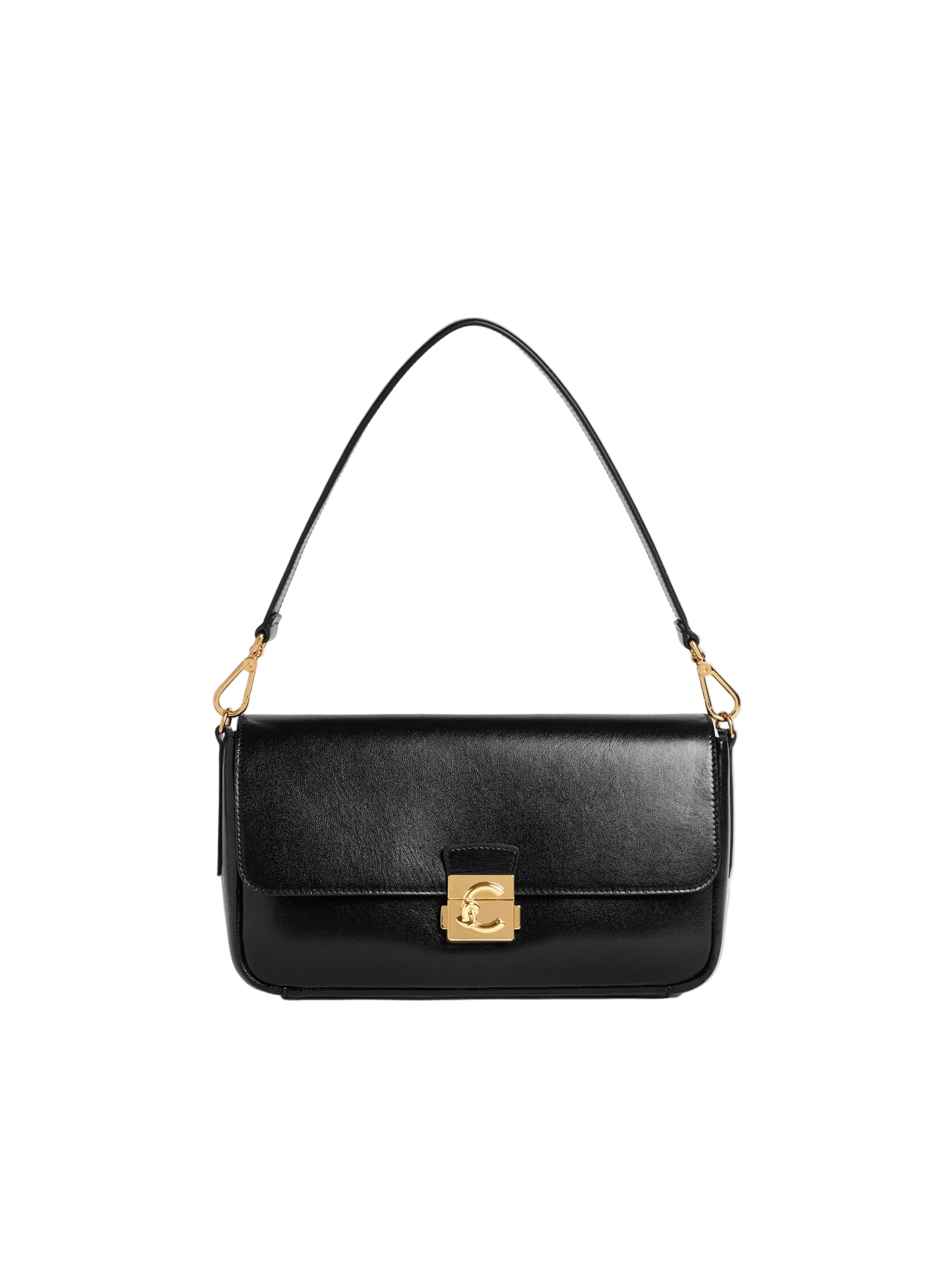 Coccinelle Borsa a Tracolla Pelle Donna Nera Logo Borse nero - foto prodotto