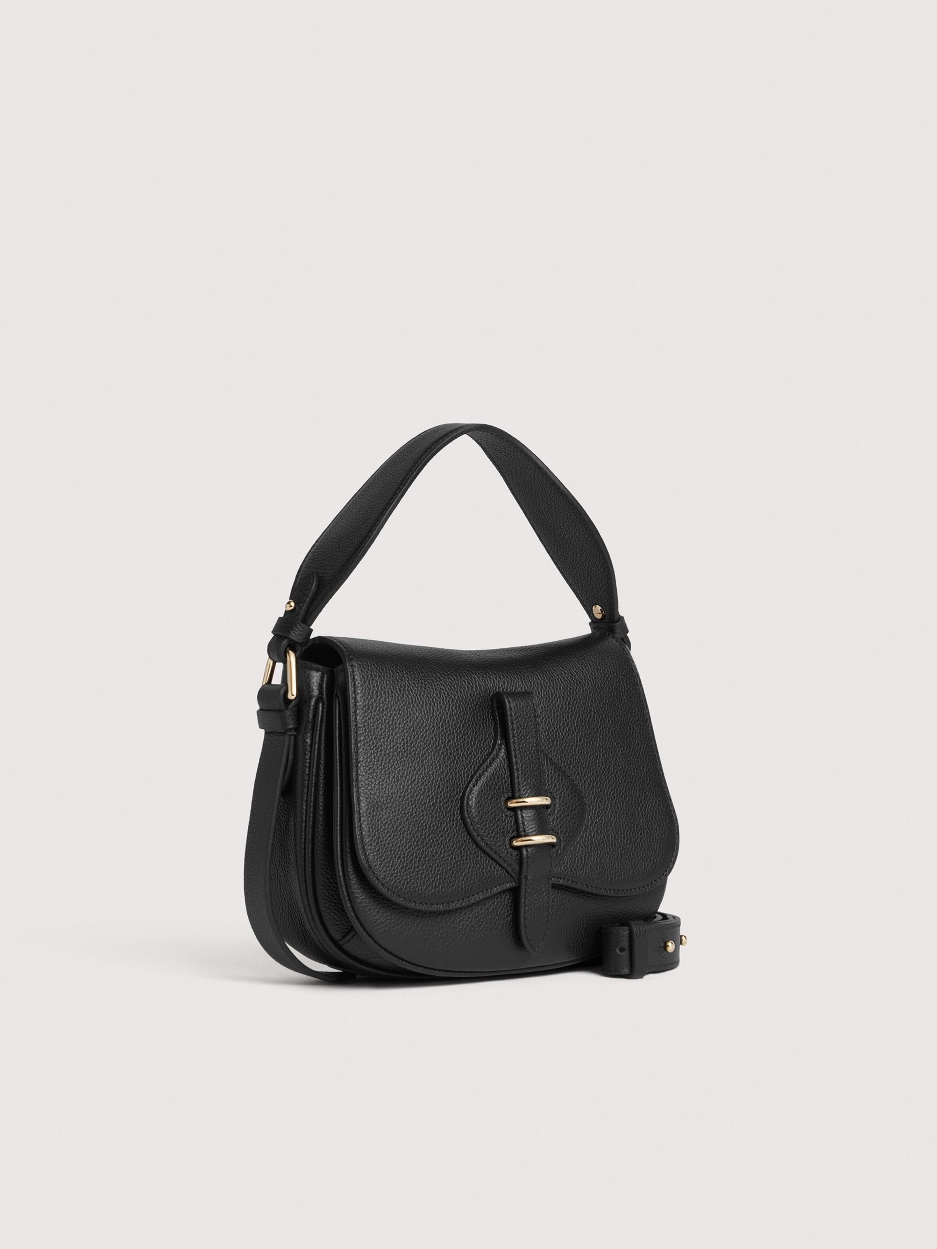 Coccinelle Borsa a Tracolla Pelle Donna Nera Logo Borse nero - vista 4