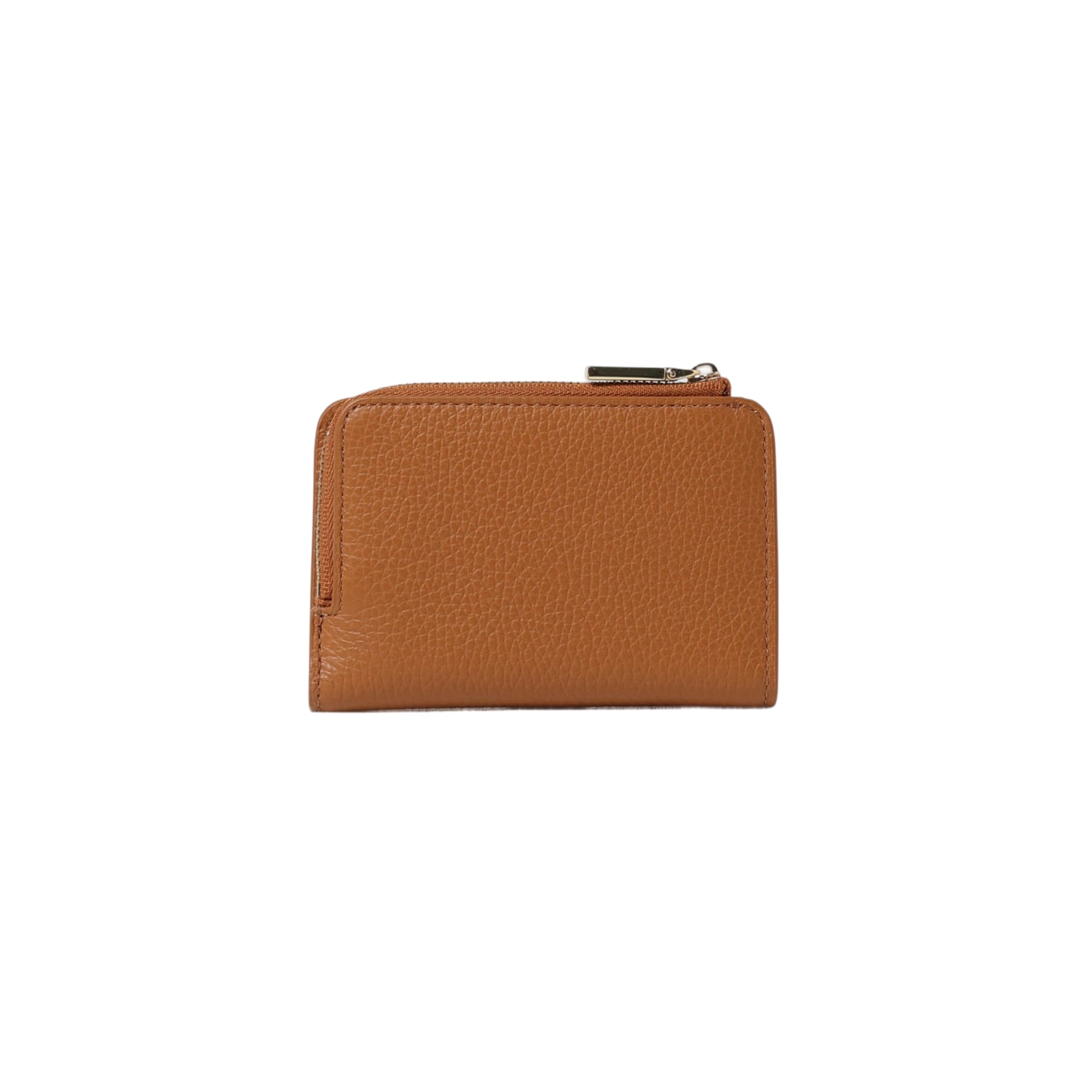 Coccinelle Monedero de Mujer Pequeño Marrón, en Cuero Genuino, Metallic Soft Small