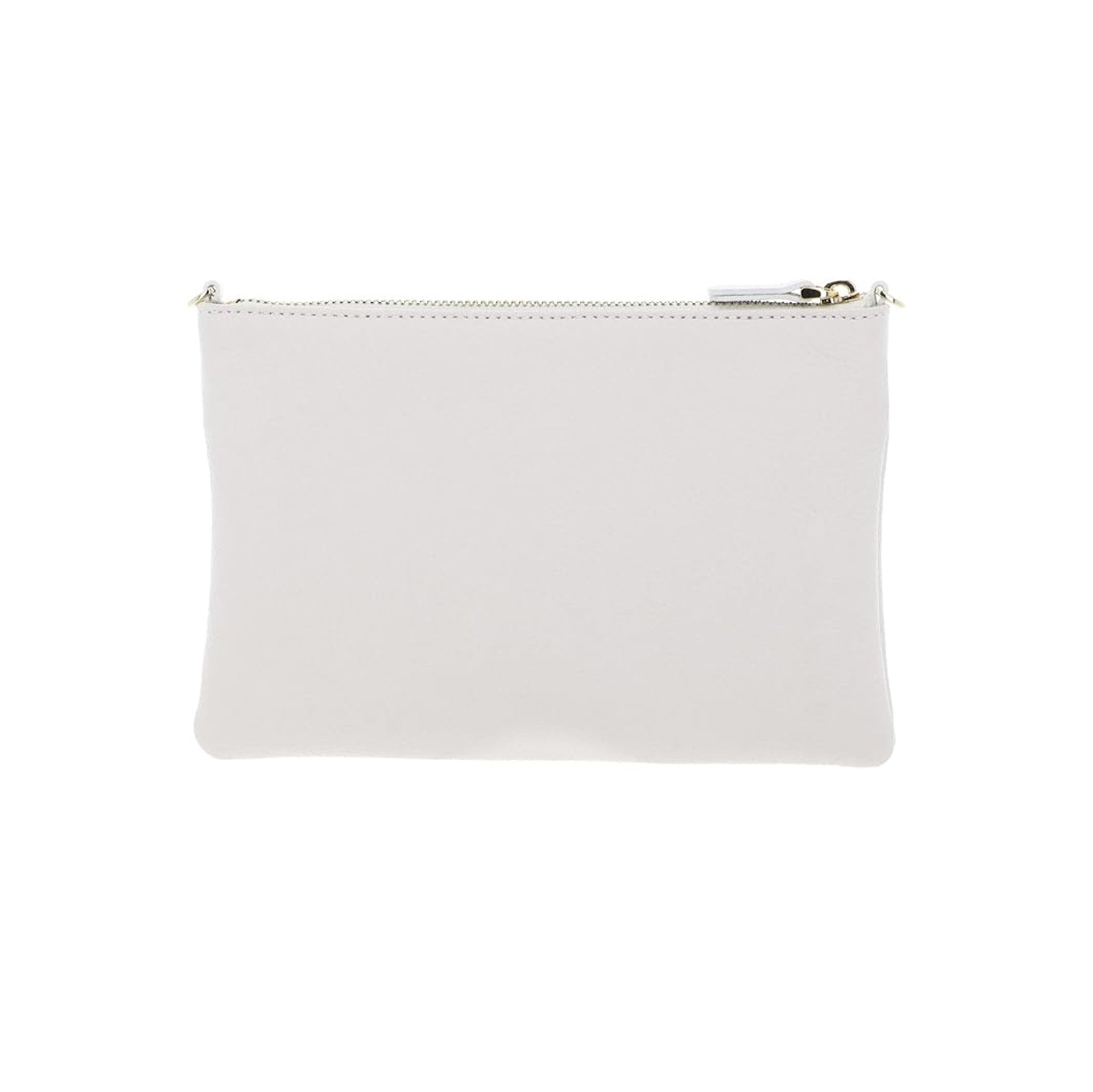 Bolso de Mujer Coccinelle Blanco, Bandolera de Cuero Genuino, Mejor Mediano Cruzado
