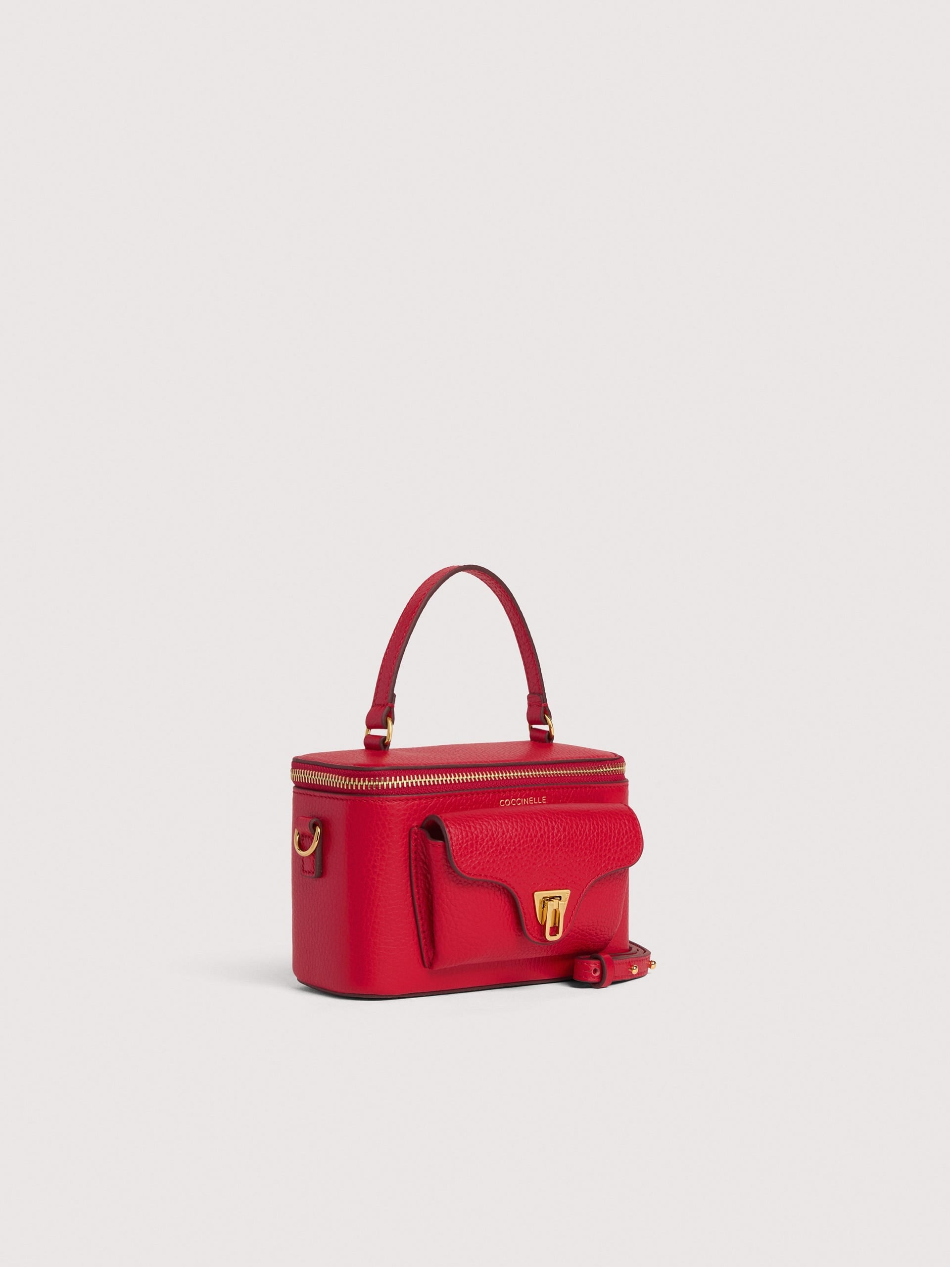 Coccinelle Borsa a Tracolla Pelle Donna Rossa Logo Borse rosso - vista 4