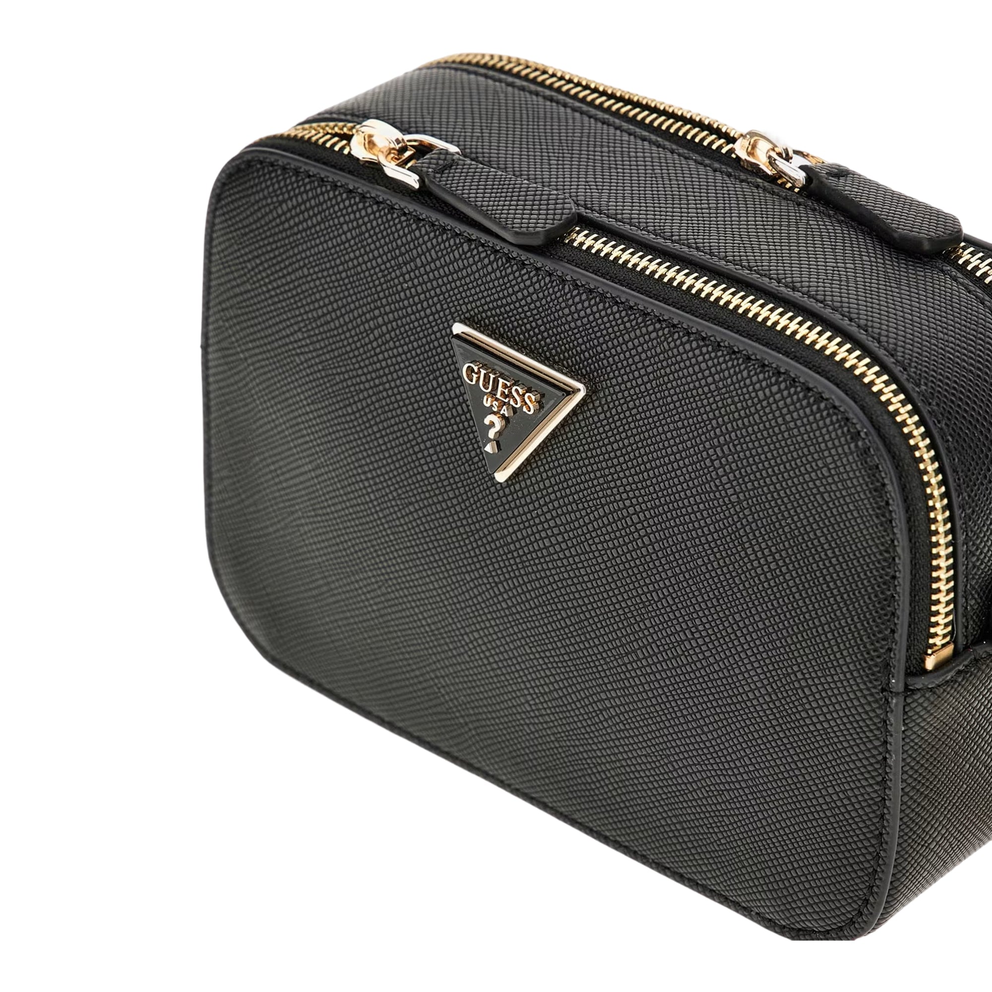 Borsa Donna a Tracolla Noelle Saffiano Guess con Catena e Logo