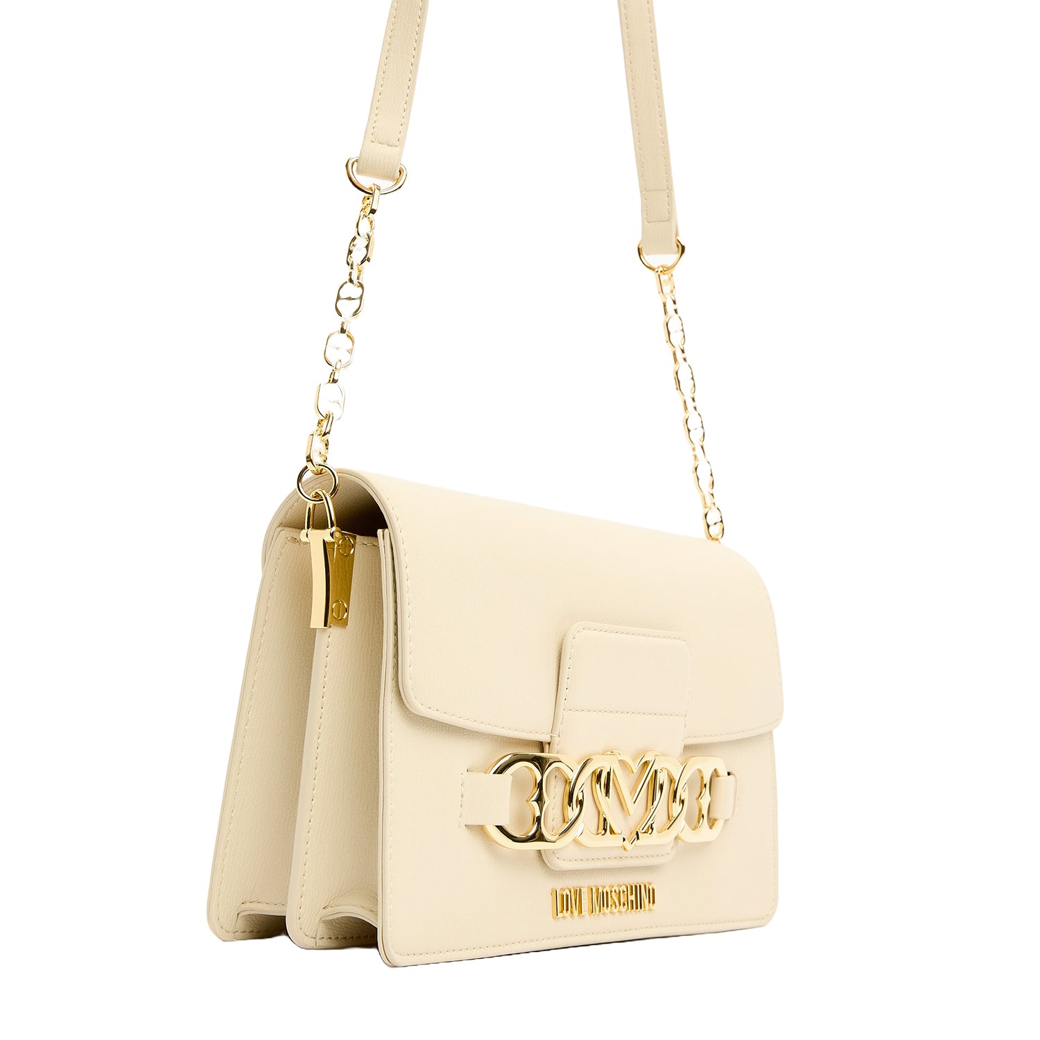 Borsa a Spalla Love Moschino con Dettaglio Catena Decorativa