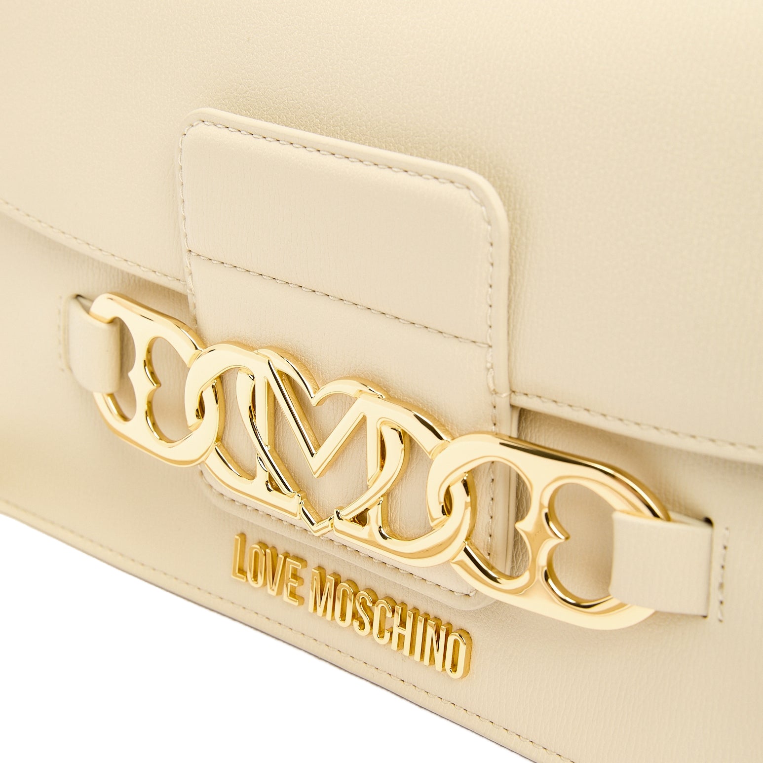 Borsa a Spalla Love Moschino con Dettaglio Catena Decorativa
