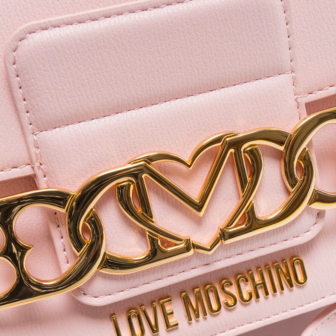Borsa a Spalla Love Moschino con Dettaglio Catena Decorativa