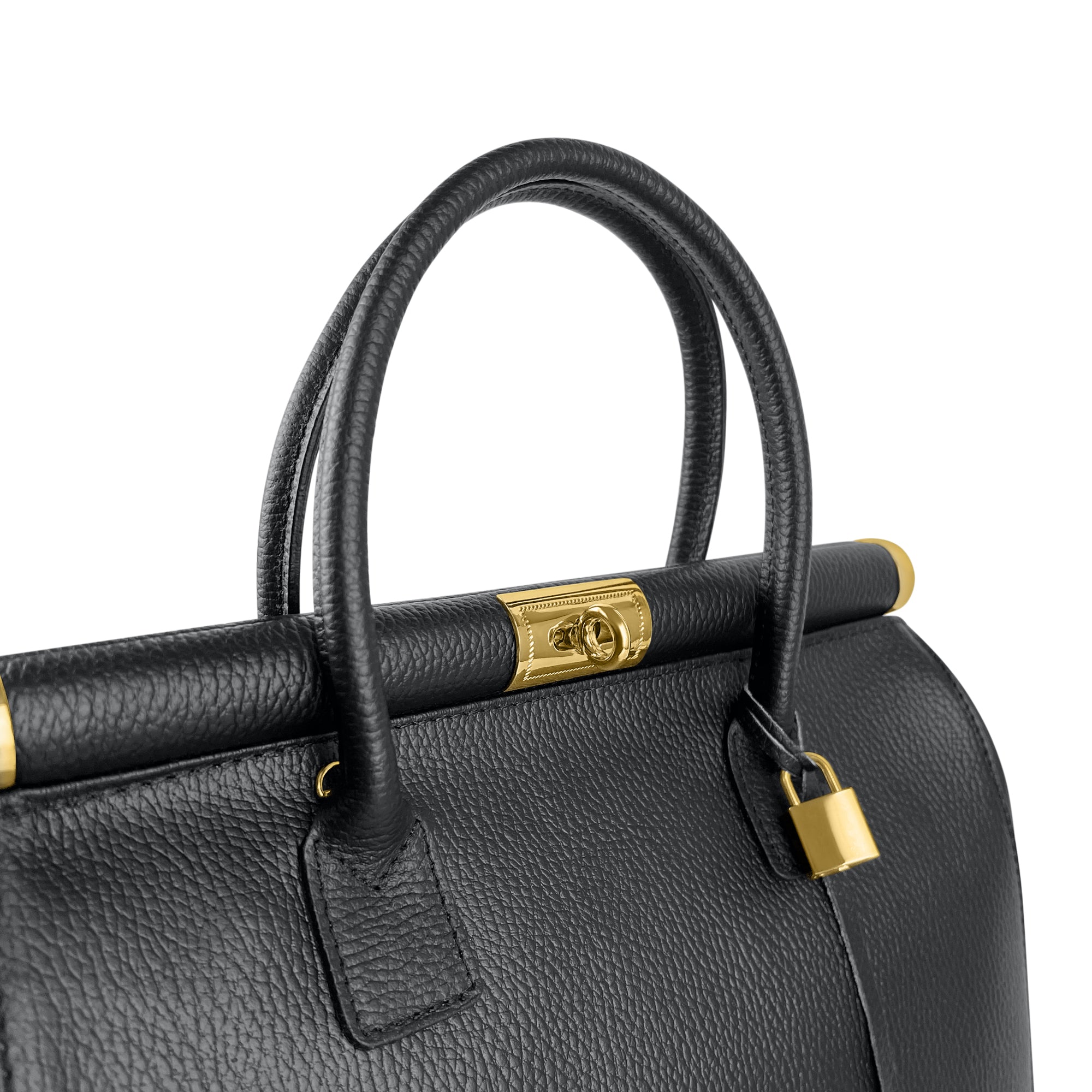 Borsa Donna a Mano con Tracolla, In Vera Pelle Morbida, Made in Italy, Modello Matilde