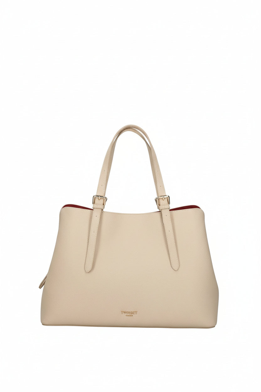 Twinset Borsa a Spalla Donna Beige Logo Borse - foto prodotto