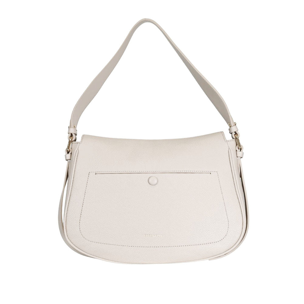 Coccinelle Borsa a Tracolla Pelle Donna Bianca Logo Borse bianco - vista 3