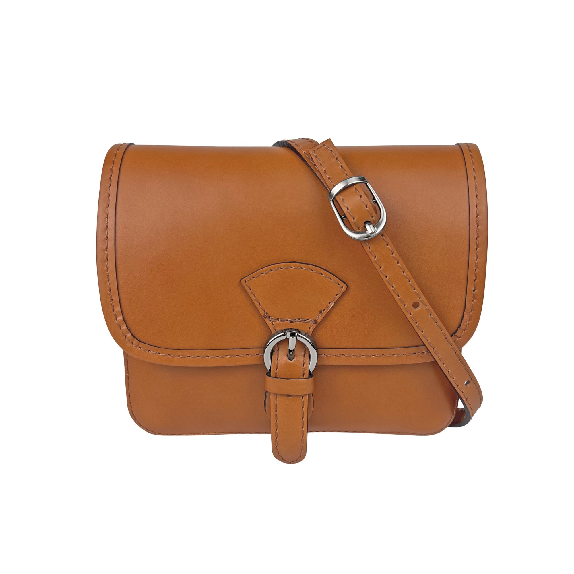Borsa Donna a tracolla, In Vera Pelle, Made in Italy, Modello Agata Cuoio