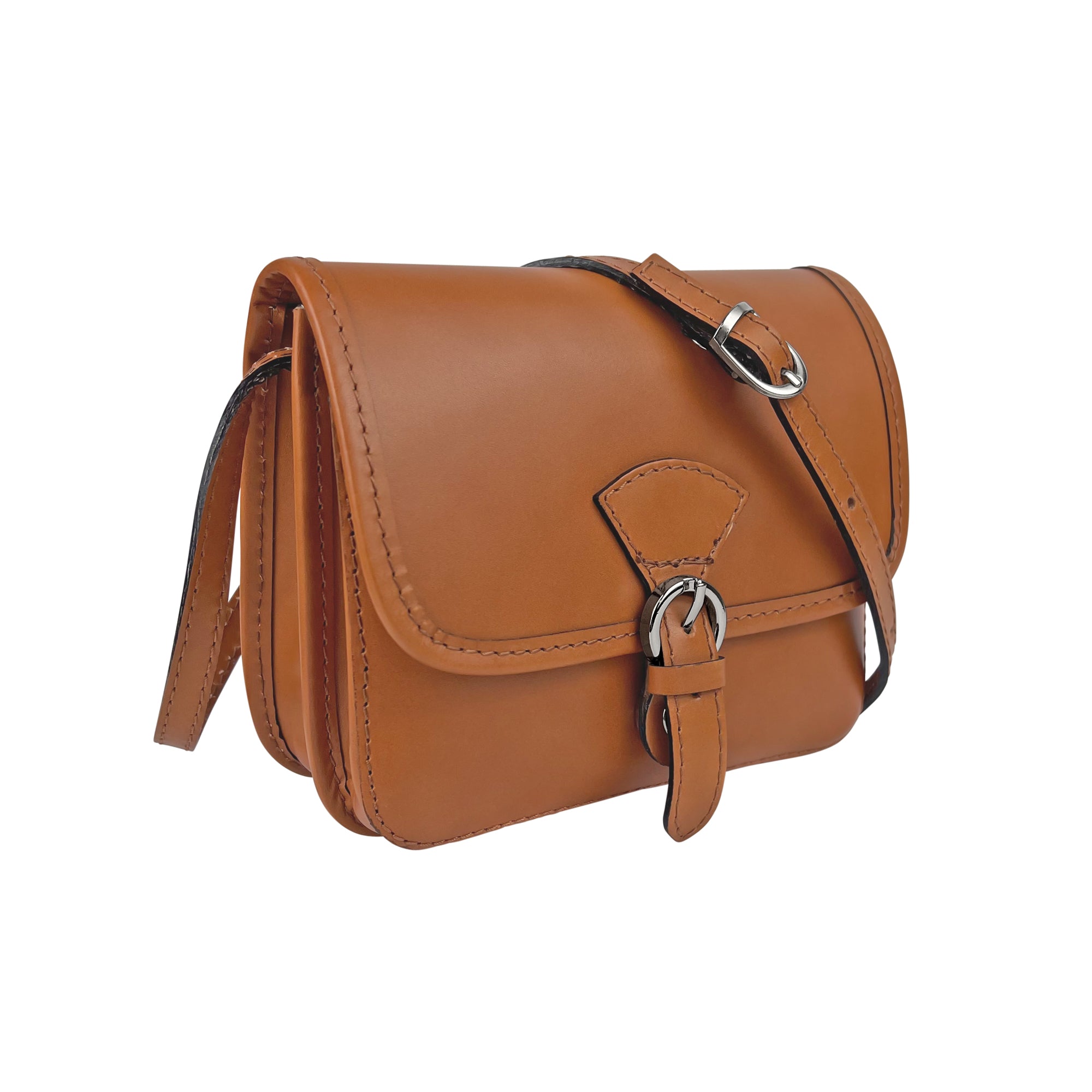 Borsa Donna a tracolla, In Vera Pelle, Made in Italy, Modello Agata