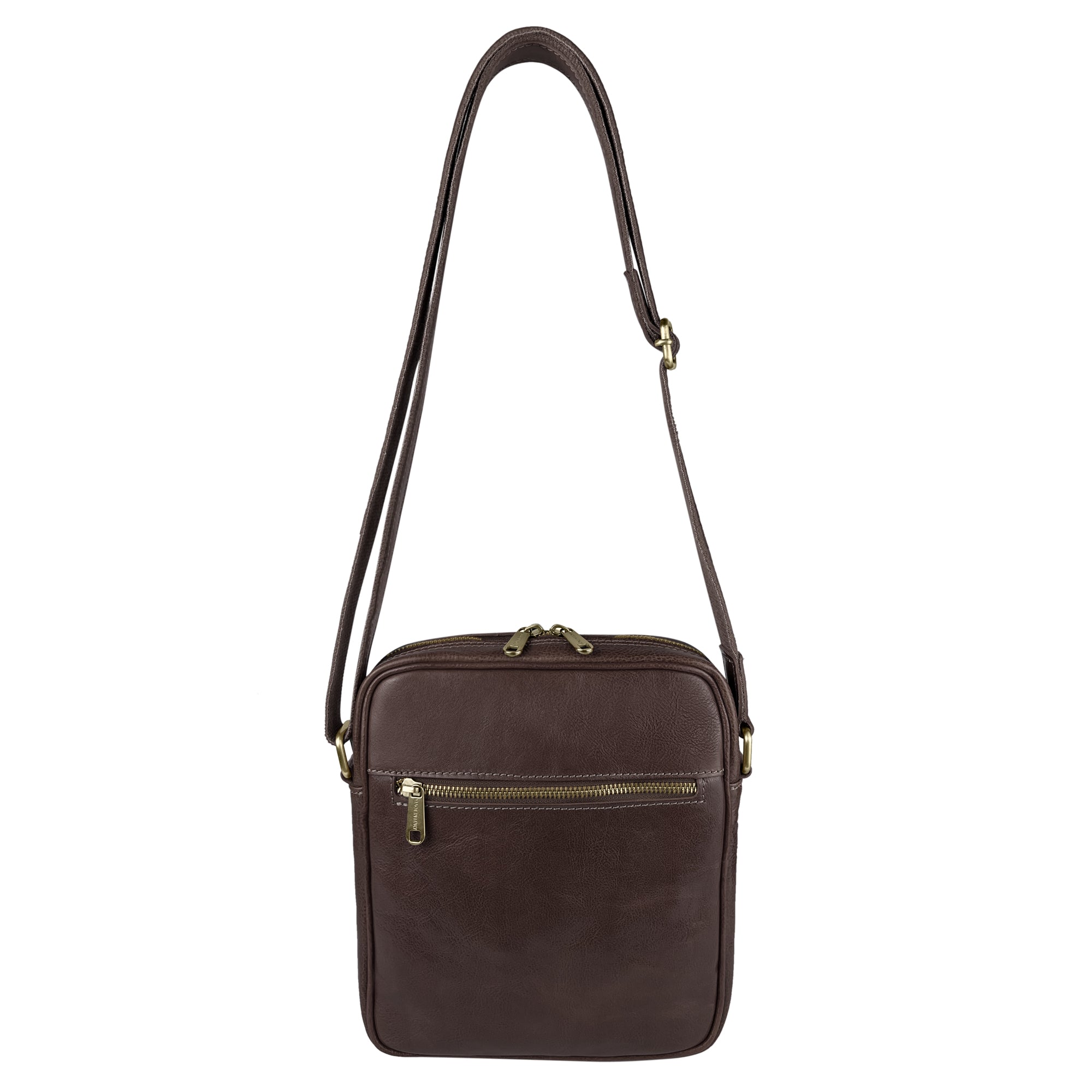 Borsello Uomo, In Vera Pelle, Made in Italy, Modello Corsaro Testa di Moro