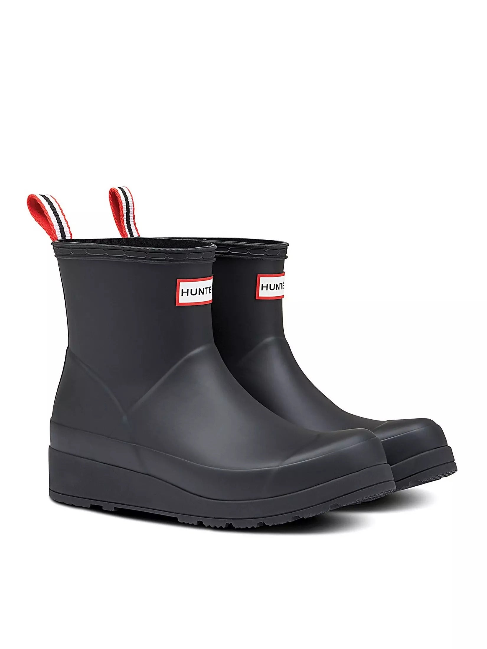 Stivaletti Donna Hunter Original Play Short Welly Boots Waterproof Neri
