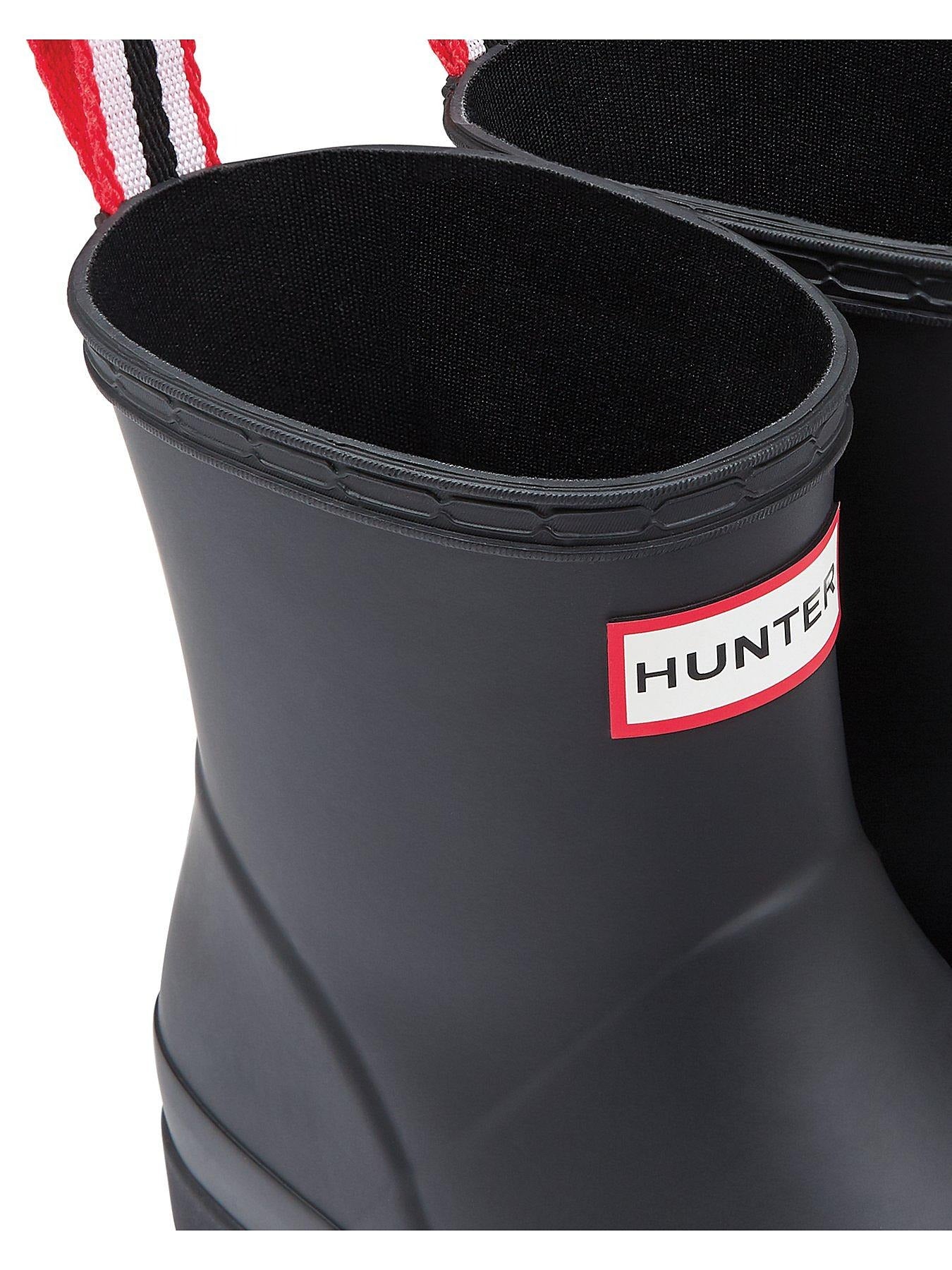 Stivaletti Donna Hunter Original Play Short Welly Boots Waterproof Neri