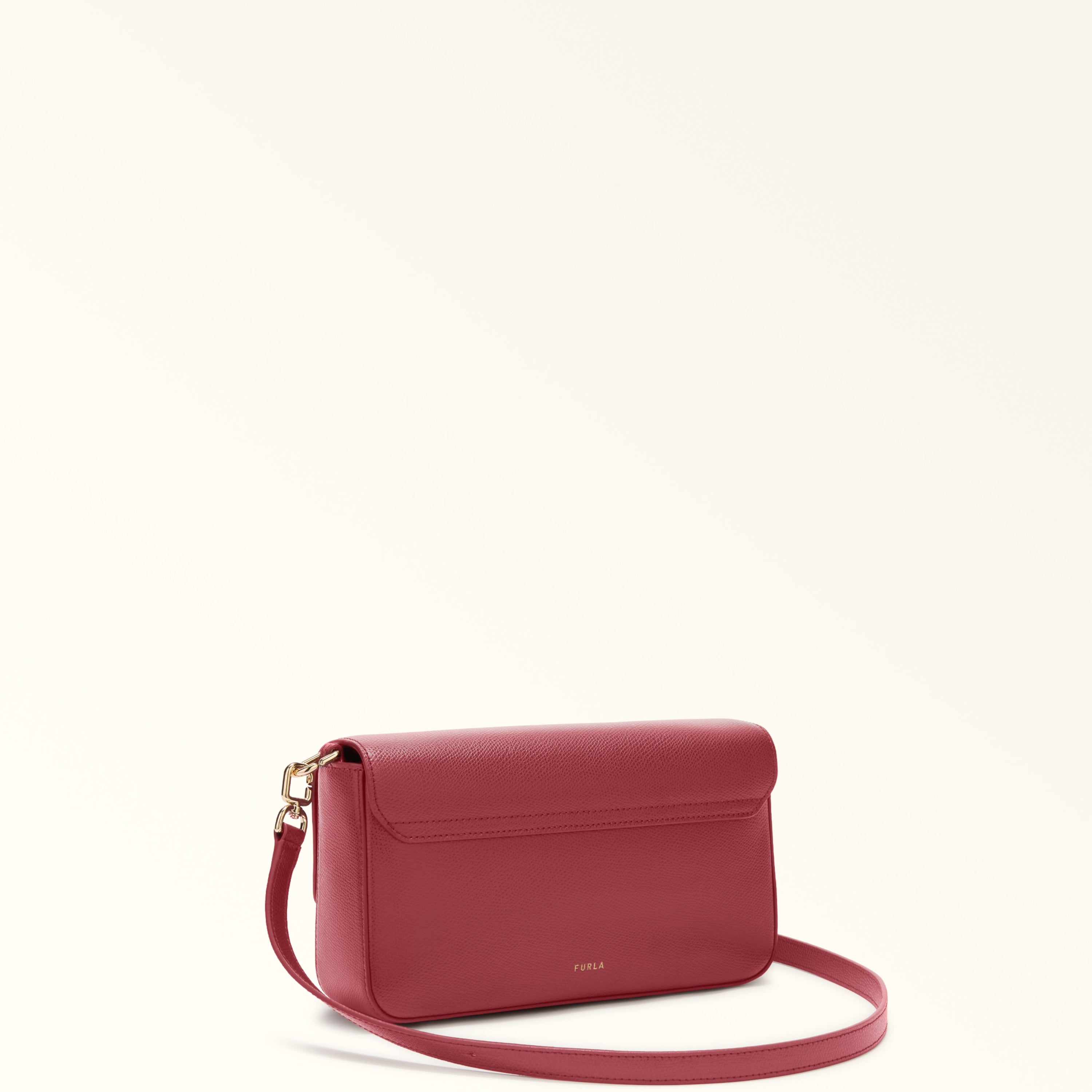 Furla Sac Femme Rouge Bandoulière Cuir Iride Logo