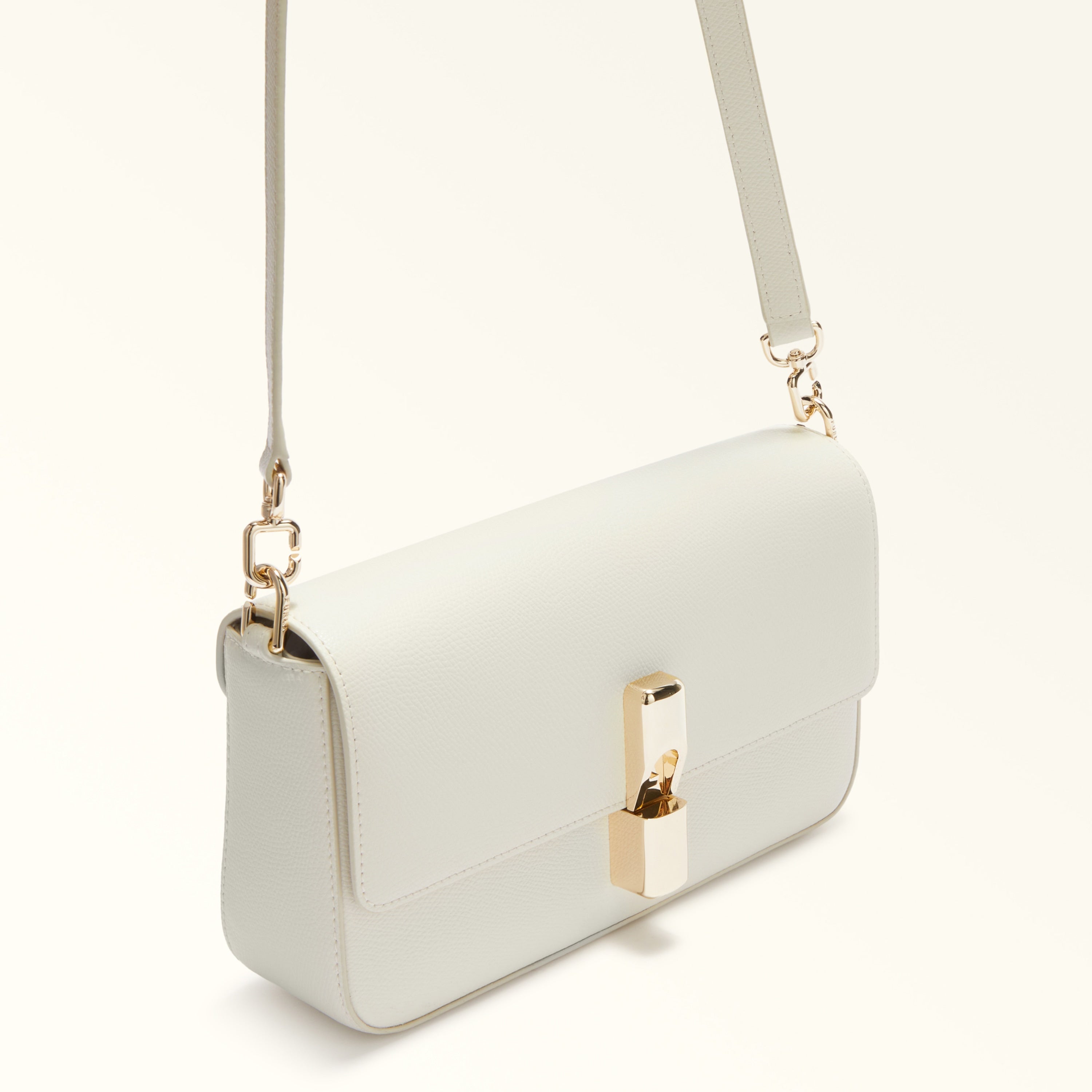 Furla Sac Femme Blanc Bandoulière Cuir Iride Logo