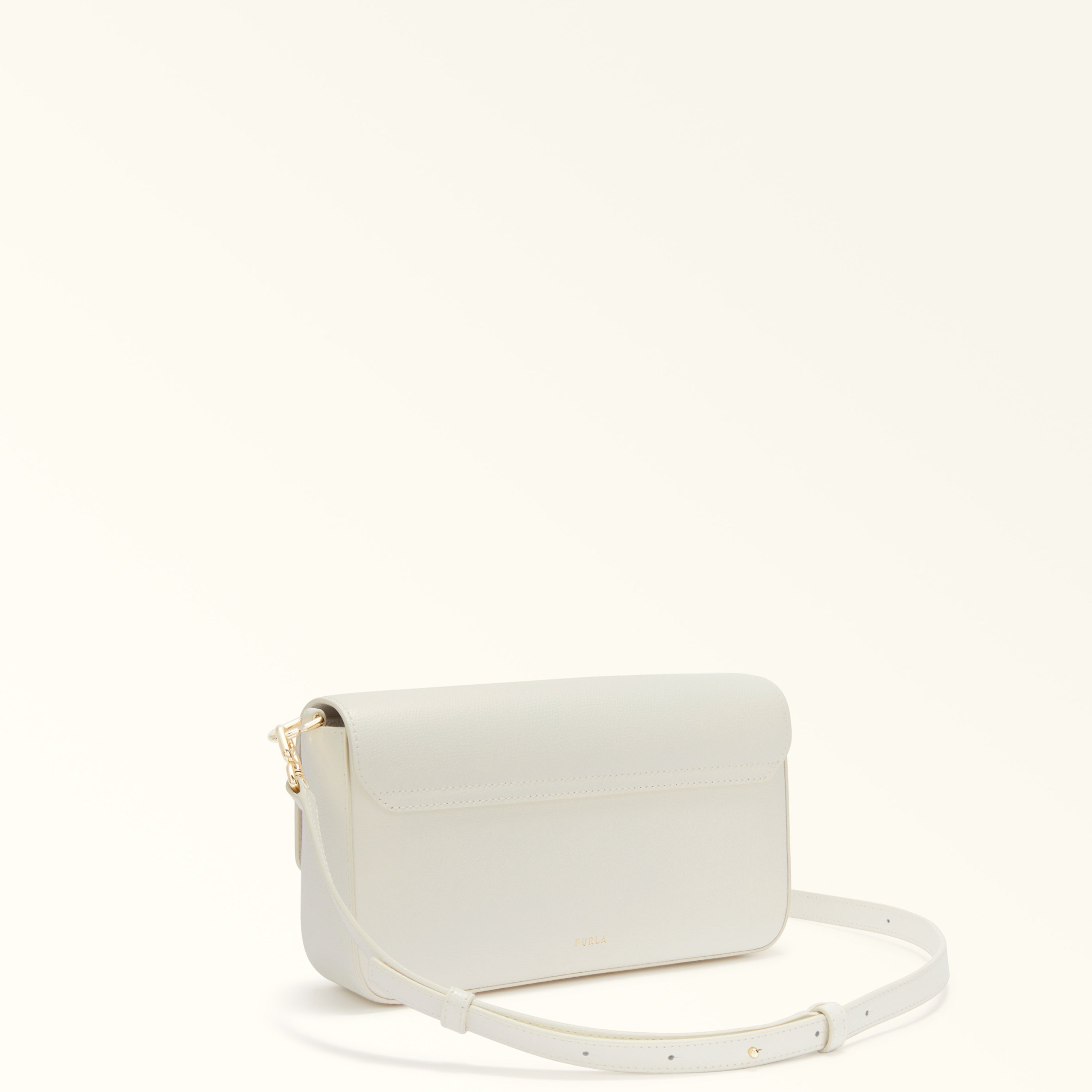 Furla Sac Femme Blanc Bandoulière Cuir Iride Logo