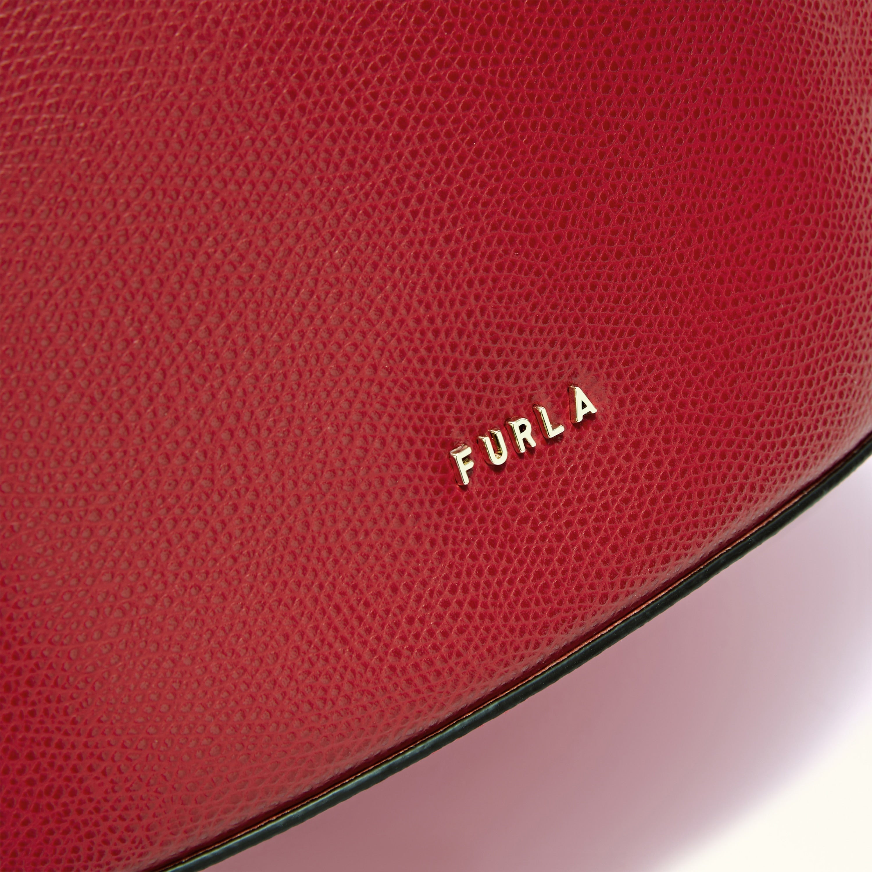 Furla Sac Femme Rouge Bandoulière Cuir Roxie Logo