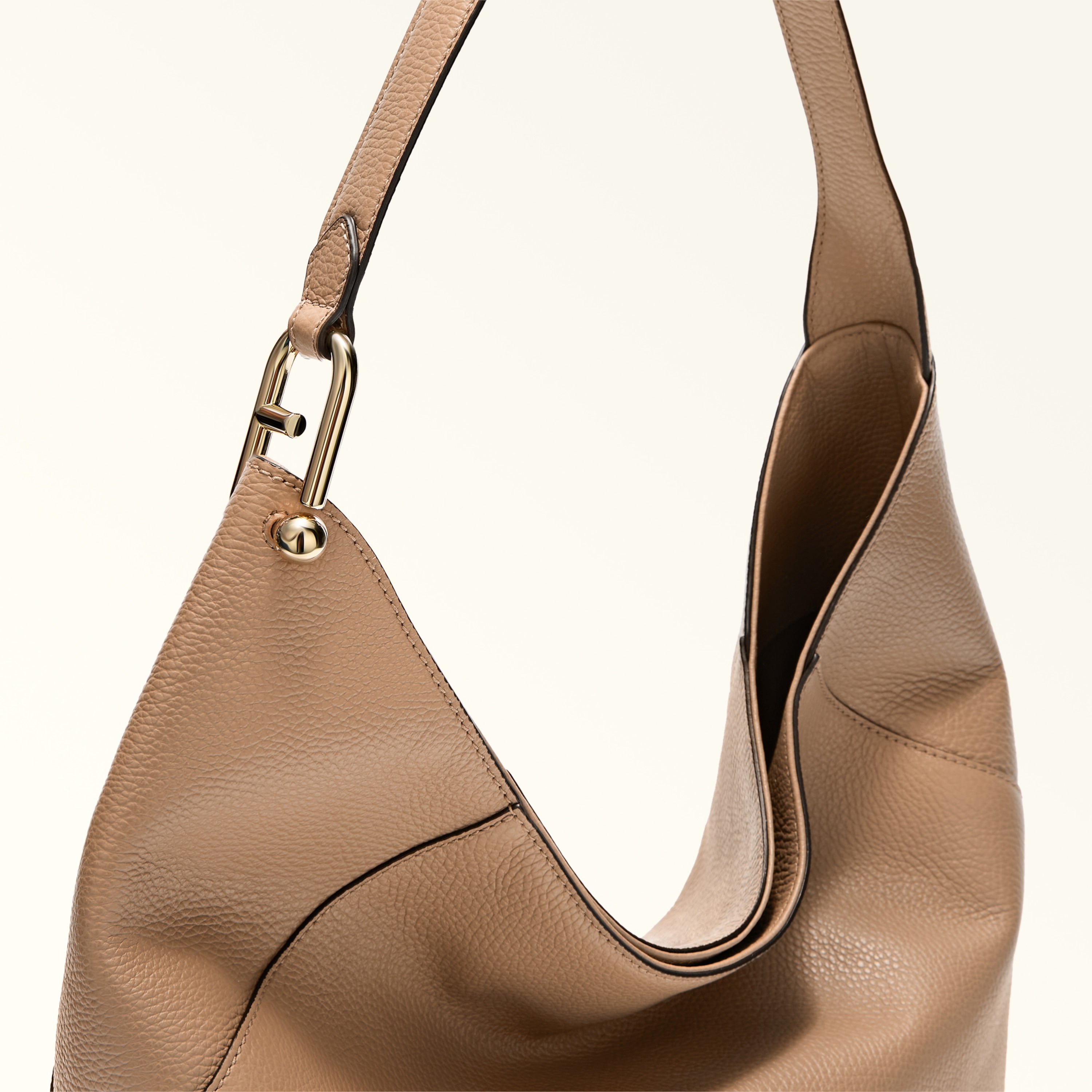 Furla Sac Femme Marron Lara Cuir Logo