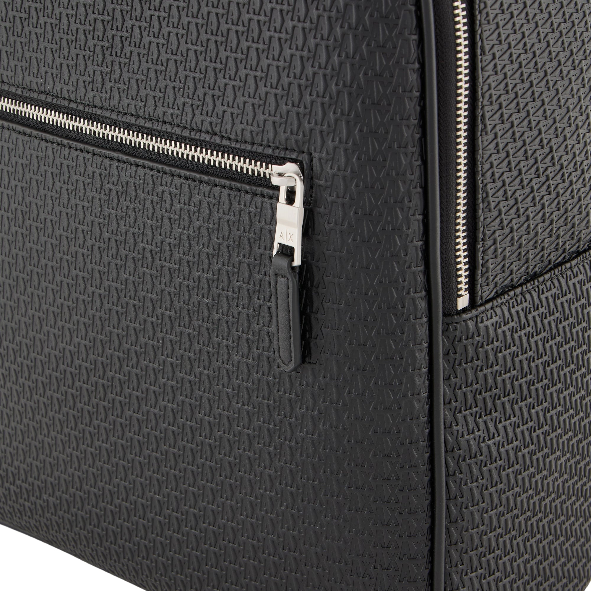 Zaino Uomo Armani Exchange con Logo in Rilievo Nero